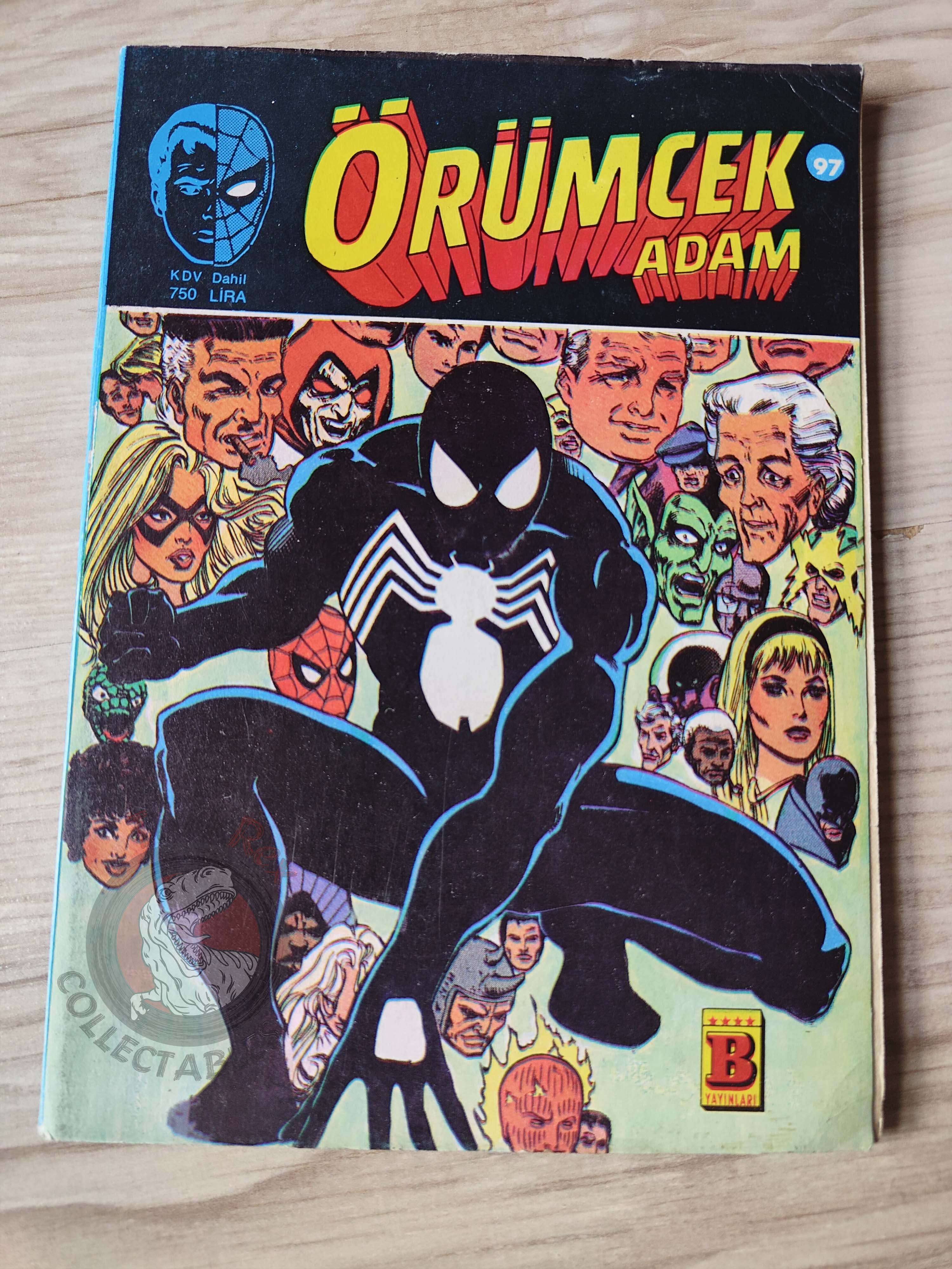 Spider-Man #97 1988 Turkish Comic Turkey Spectacular  #125 #126 Web of #25 Ka-Zar #6