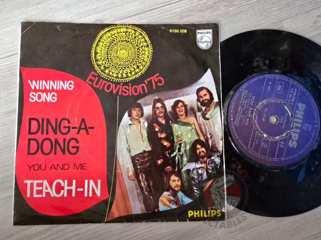 Teach In – Ding-A-Dong 7" Turkish Pressing Vinyl Turkey Edition Eurovision Philips