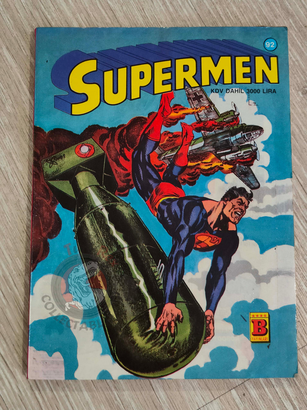 Superman #92 1991 Turkish Comic Turkey Adventures of  #465 #466 Action Comics #652