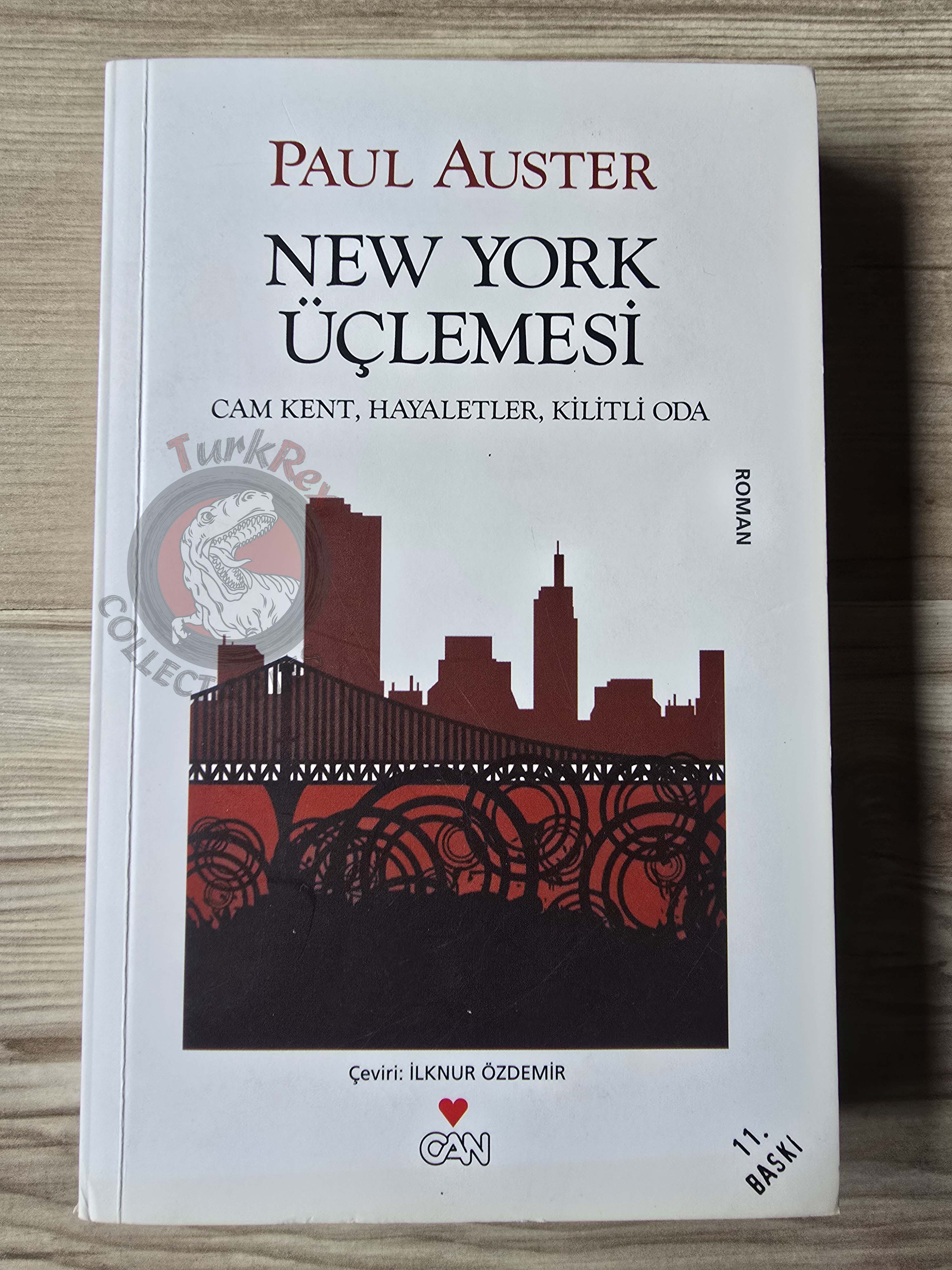 Paul Auster – The New York Trilogy: City of Glass 2011 Turkish Book Turkey