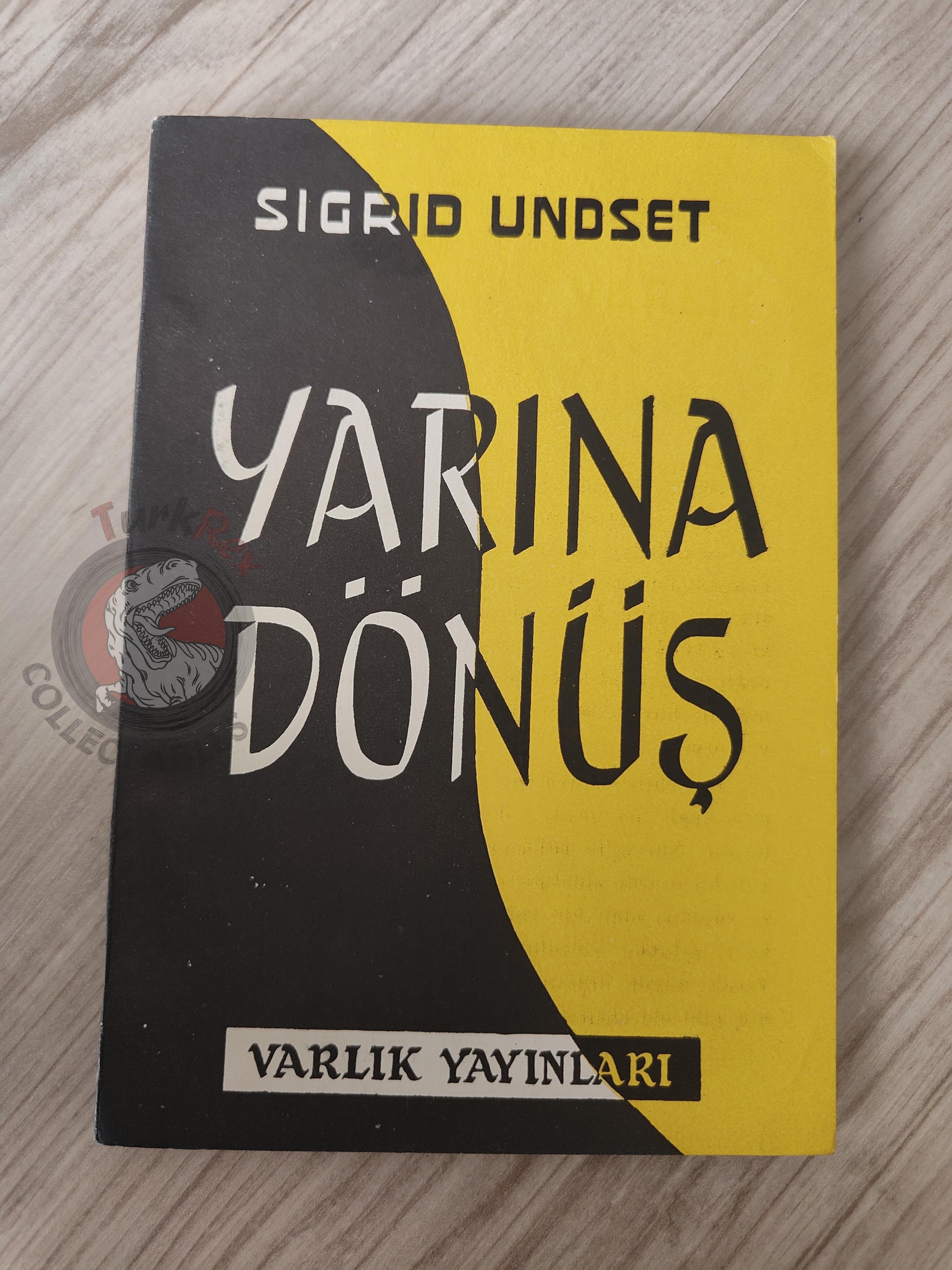 Sigrid Undset – Return to the Future 1954 1st Turkish Book Turkey