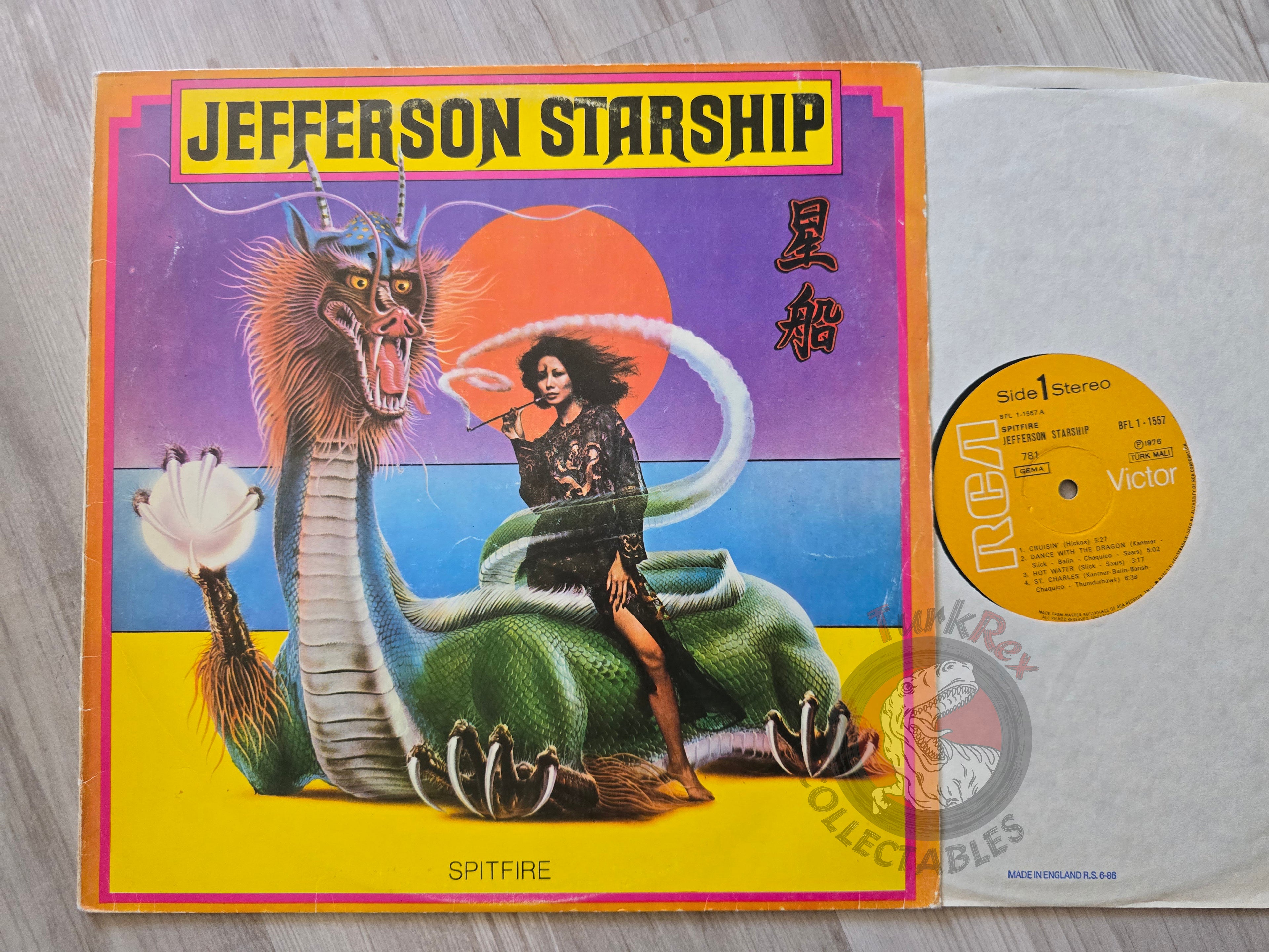 Jefferson Starship – Spitfire  Turkish Pressing Vinyl Turkey Edition
