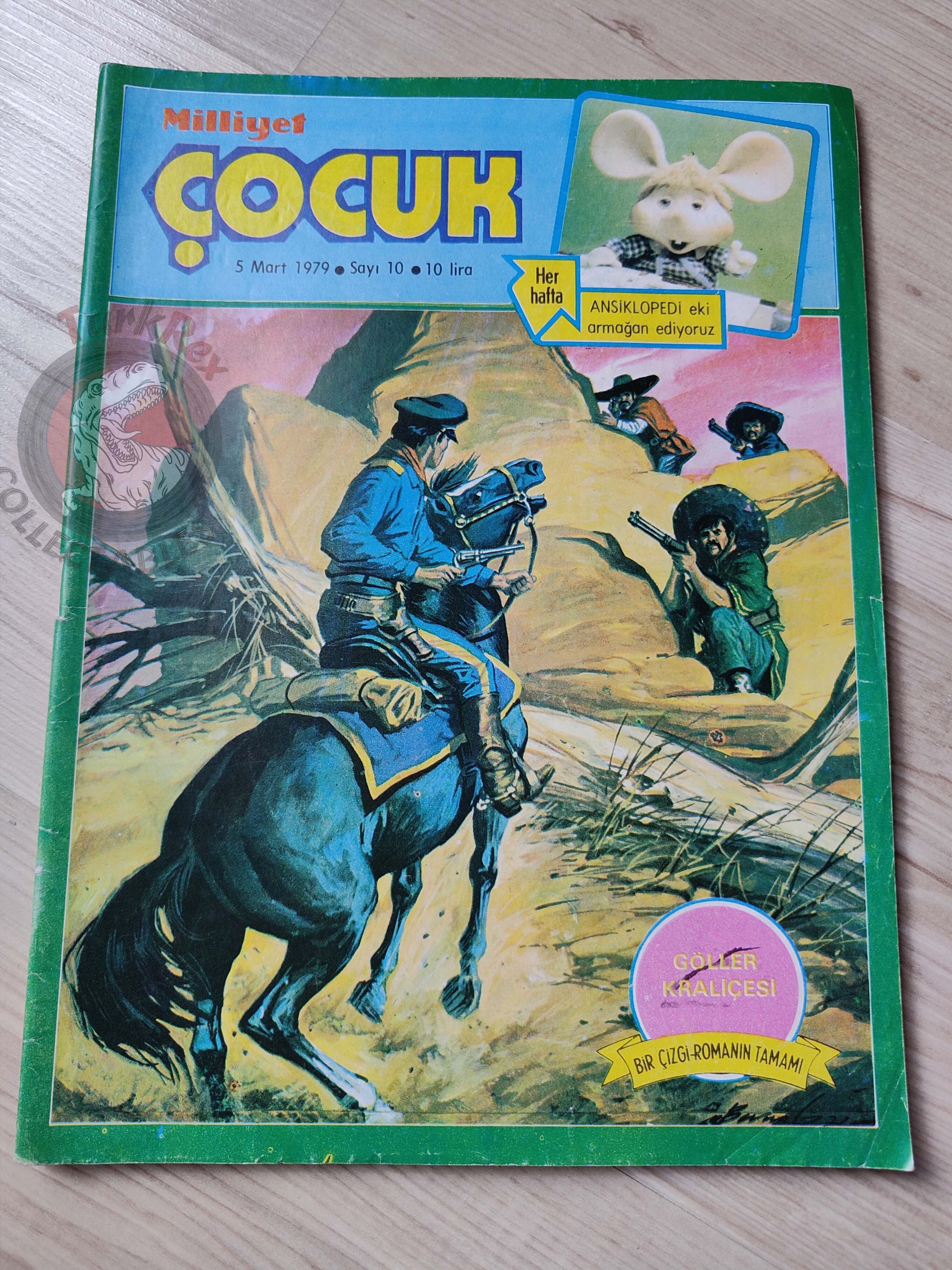 Milliyet Çocuk #10 1979 Turkish Comic Turkey Joyas Literarias Juveniles #61 Mayne Reid