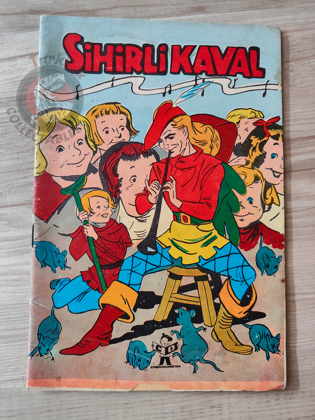 Grimm Brothers – Pied Piper of Hamelin 1970s Turkish Book Turkey Illustrated
