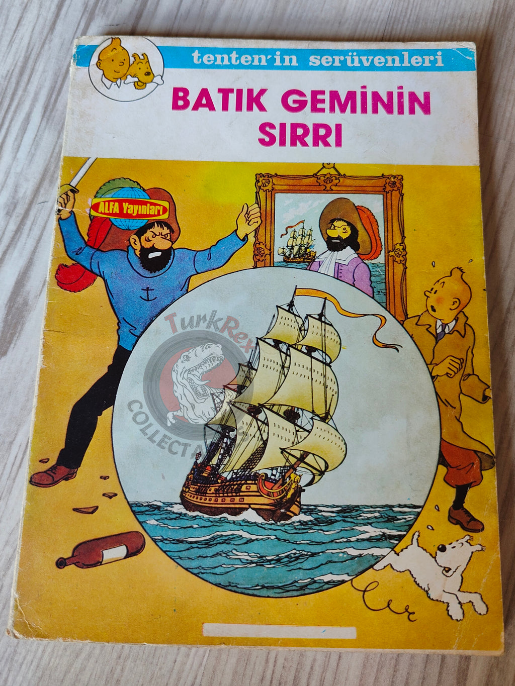 Tintin – The Secret of the Unicorn mid 1980s Turkish Edition Comic Turkey 1