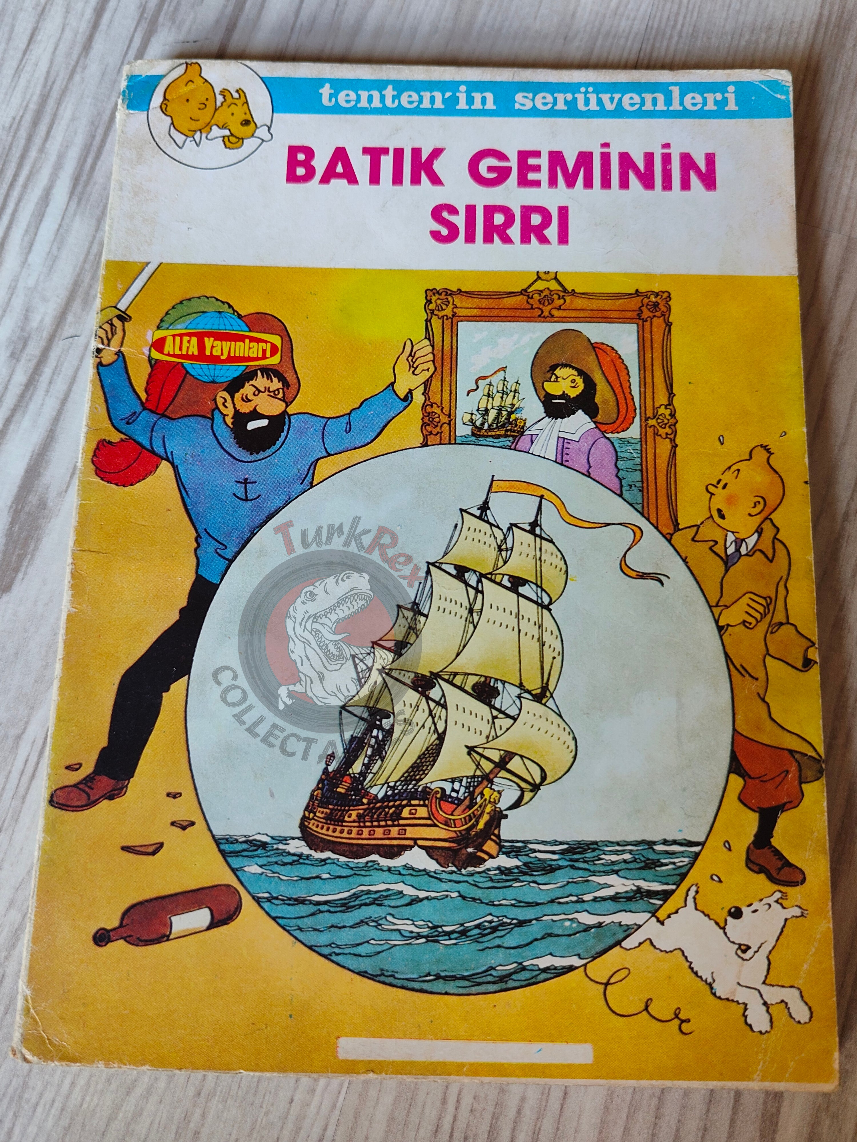 Tintin – The Secret of the Unicorn mid 1980s Turkish Edition Comic Turkey 1