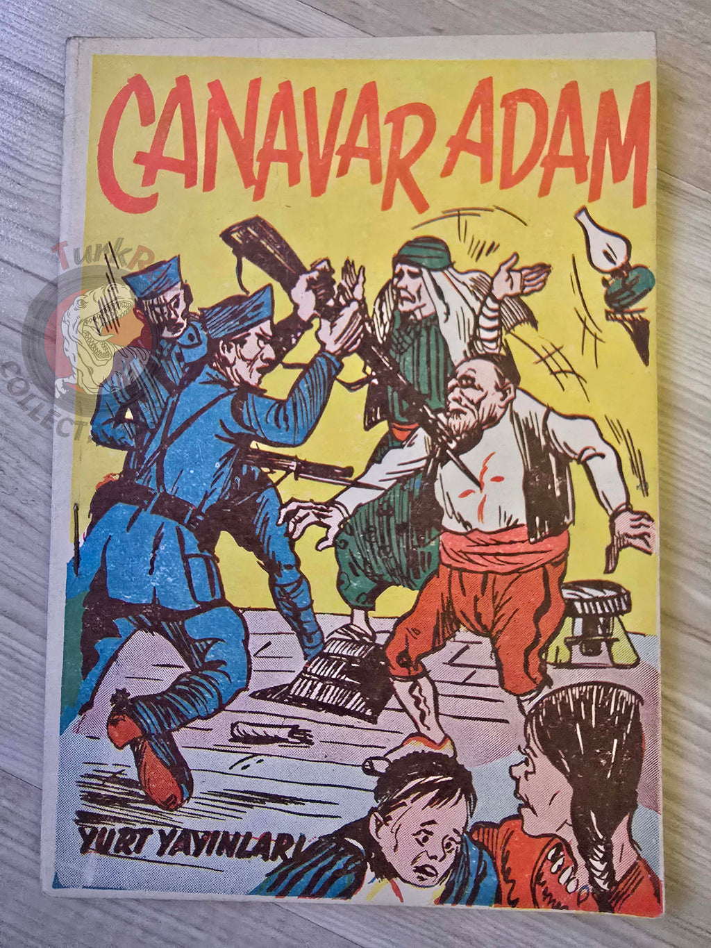 Raif Cılasun – The Monster Man 1968 Turkish Book Turkey Illustrated