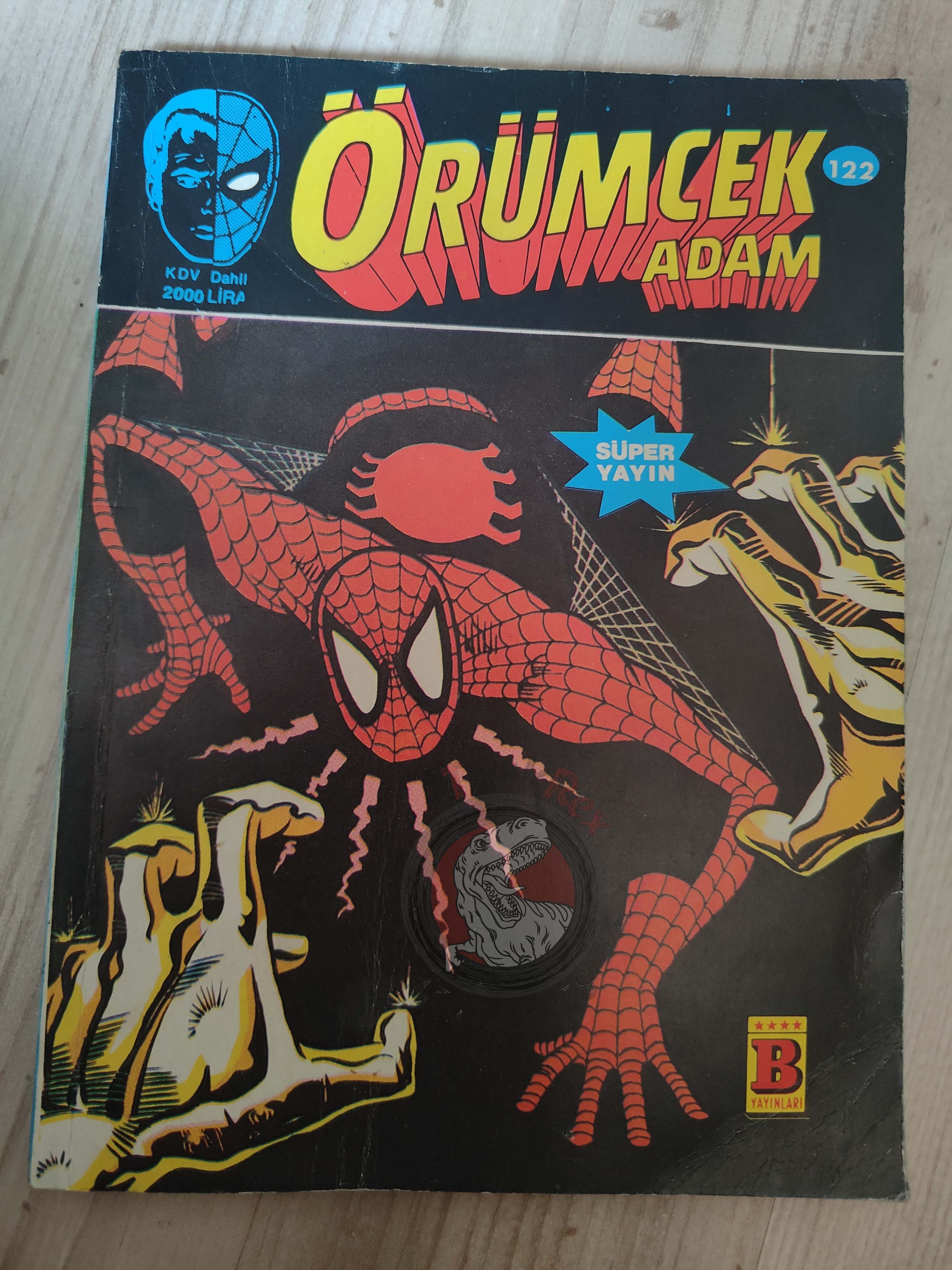 Spider-Man #122 1990 Turkish Comic Turkey Amazing #326 #327 Web of #59 #62 Spectacular #158