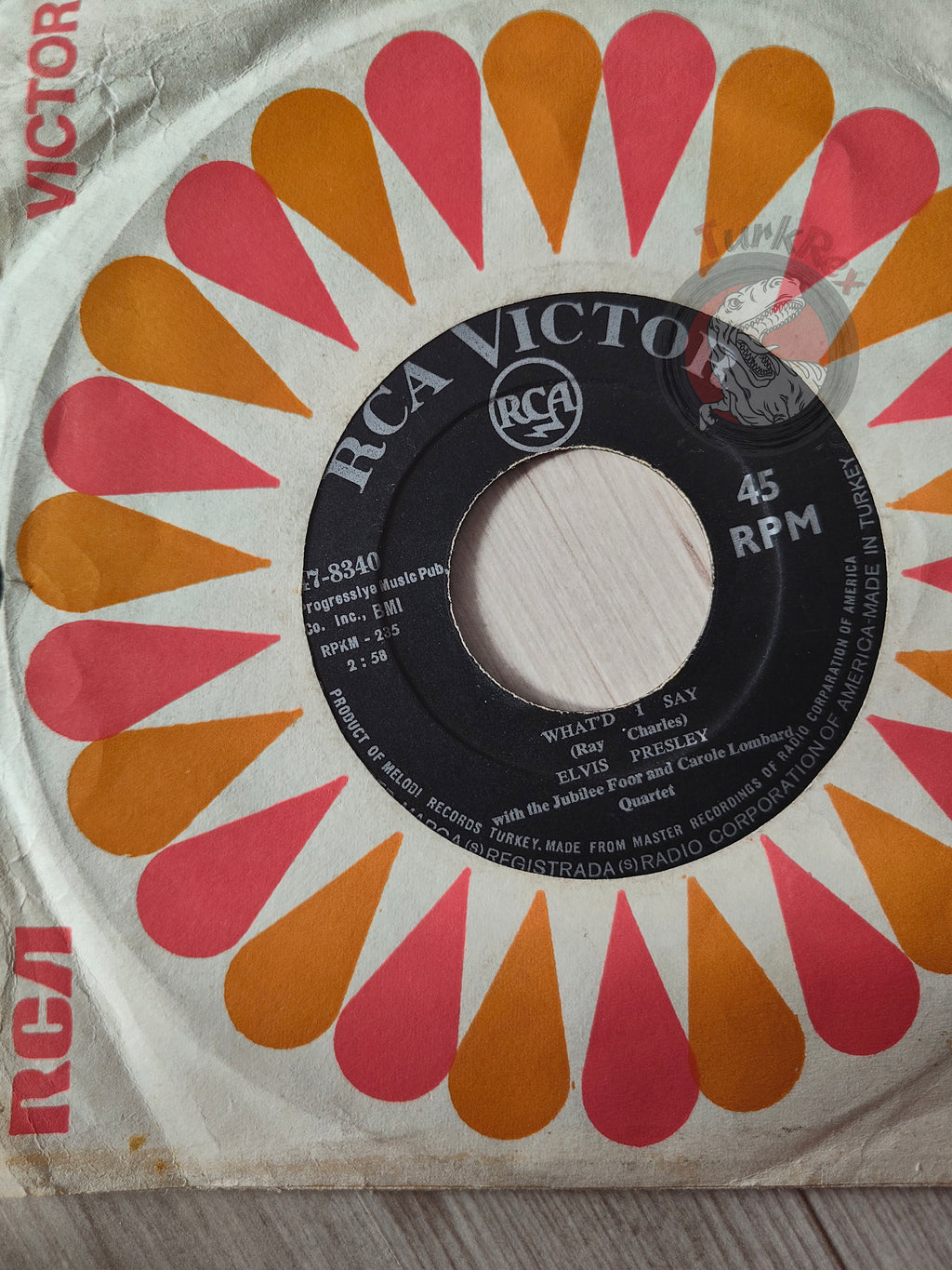 Elvis Presley – Viva Las Vegas 7" Turkish Pressing Vinyl Turkey Edition