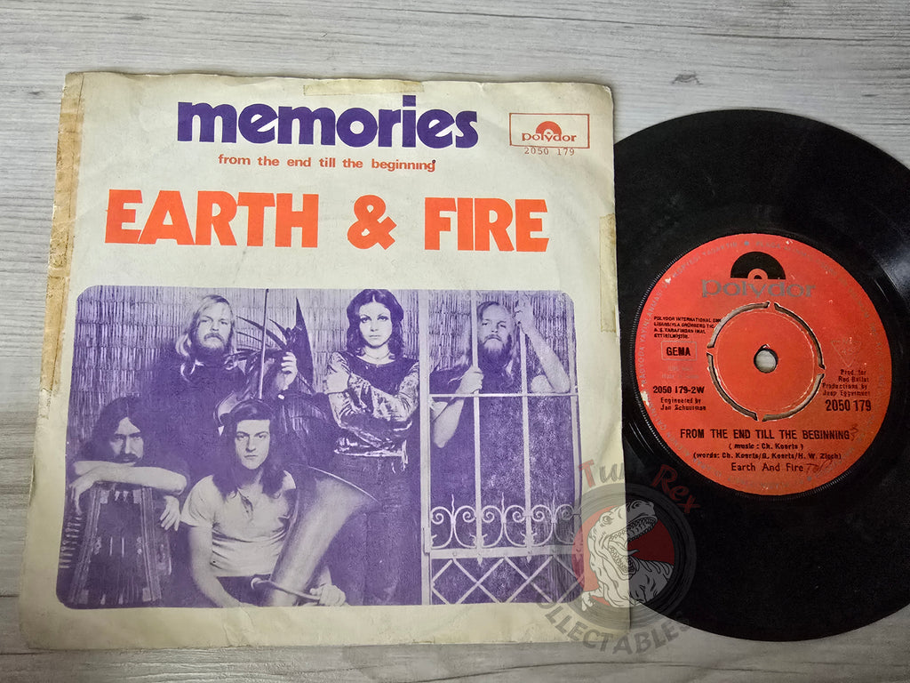 Earth & Fire – Memories 7" Turkish Pressing Vinyl Turkey Edition 3
