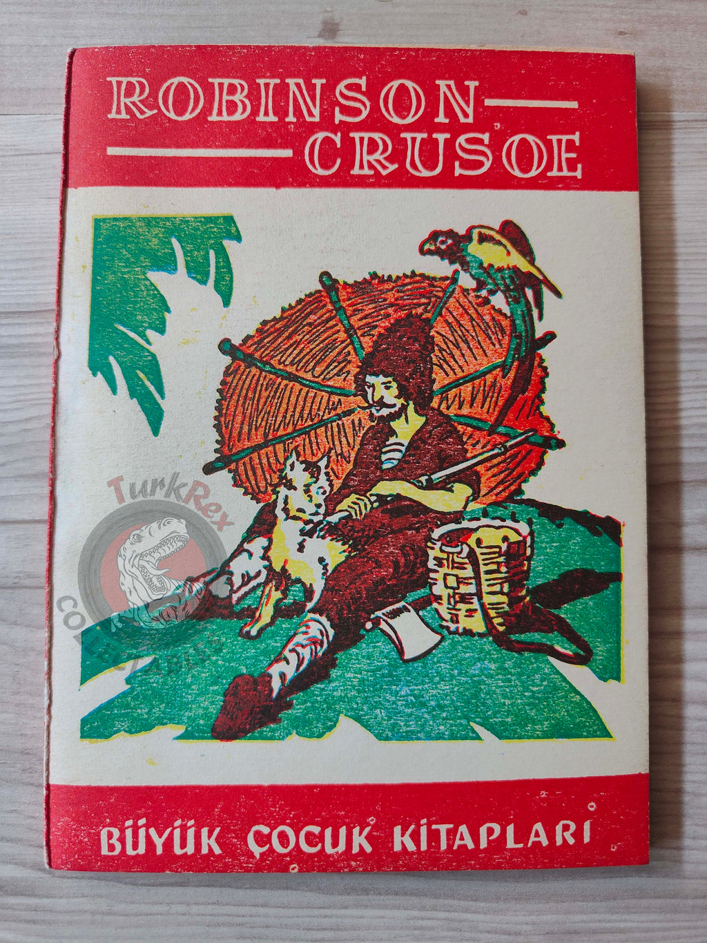 Daniel Defoe – Robinson Crusoe 1970 Turkish Book Turkey Illustrated