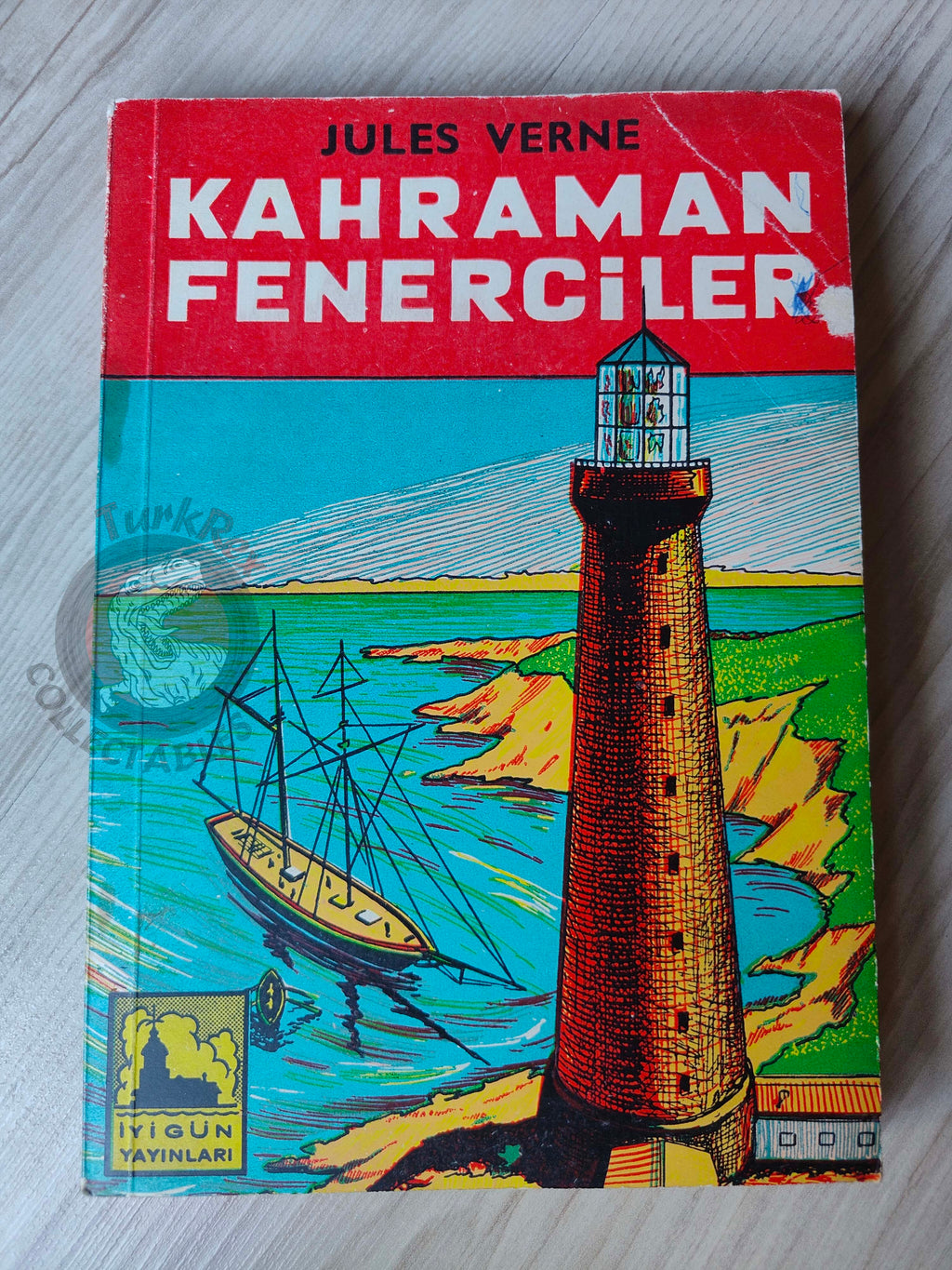 Jules Verne – The Lighthouse at the End of the World 1967 Turkish Book Turkey Illustrated
