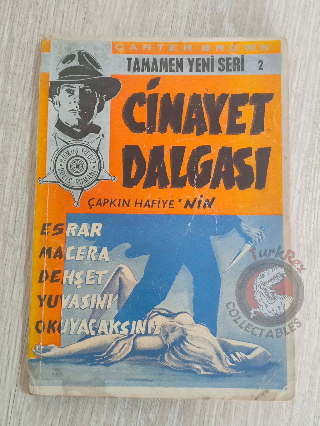 Carter Brown – The Wench is Wicked 1966 1st Turkish Book Turkey
