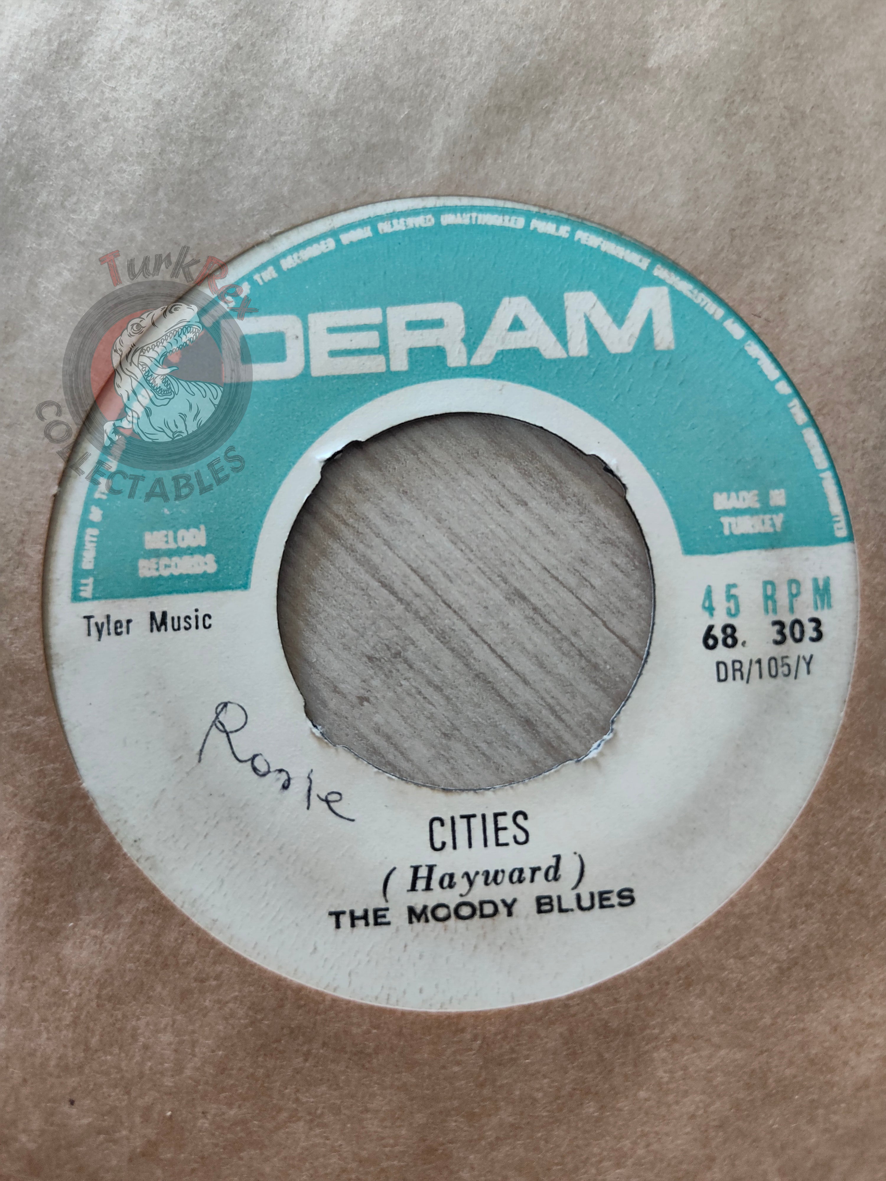 The Moody Blues – Nights In White Satin 7" Turkish Pressing Vinyl Turkey Edition