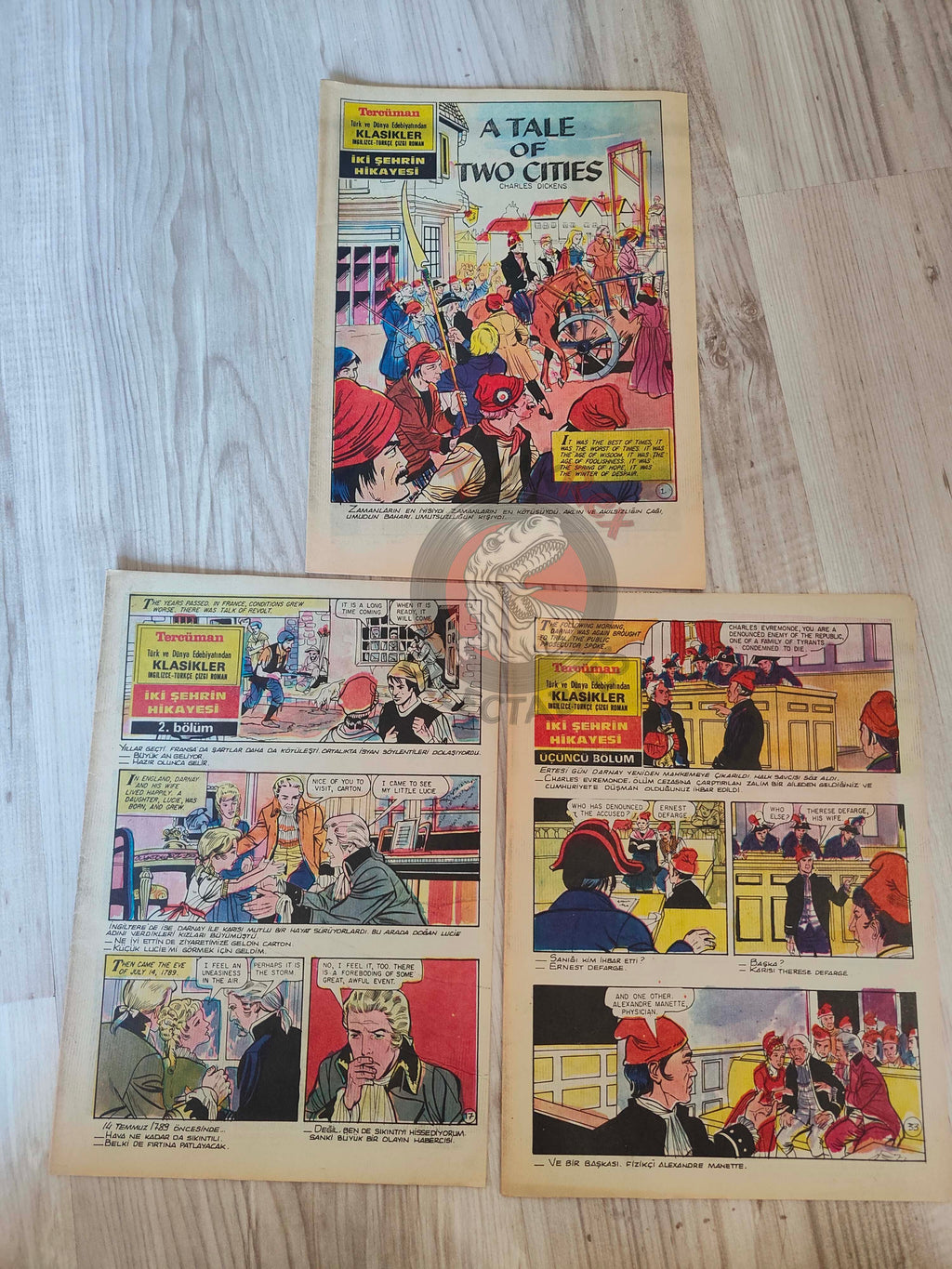 A Tale of Two Cities  – Charles Dickens Turkish Comic Turkey Classics Illustrated