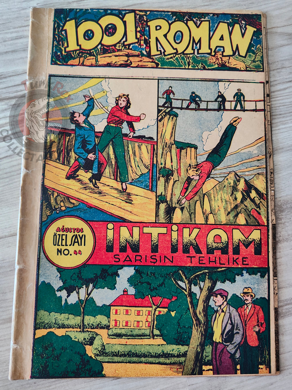 1001 Roman 1943 The Blonde Danger – Revenge Turkish Comic Mag Turkey