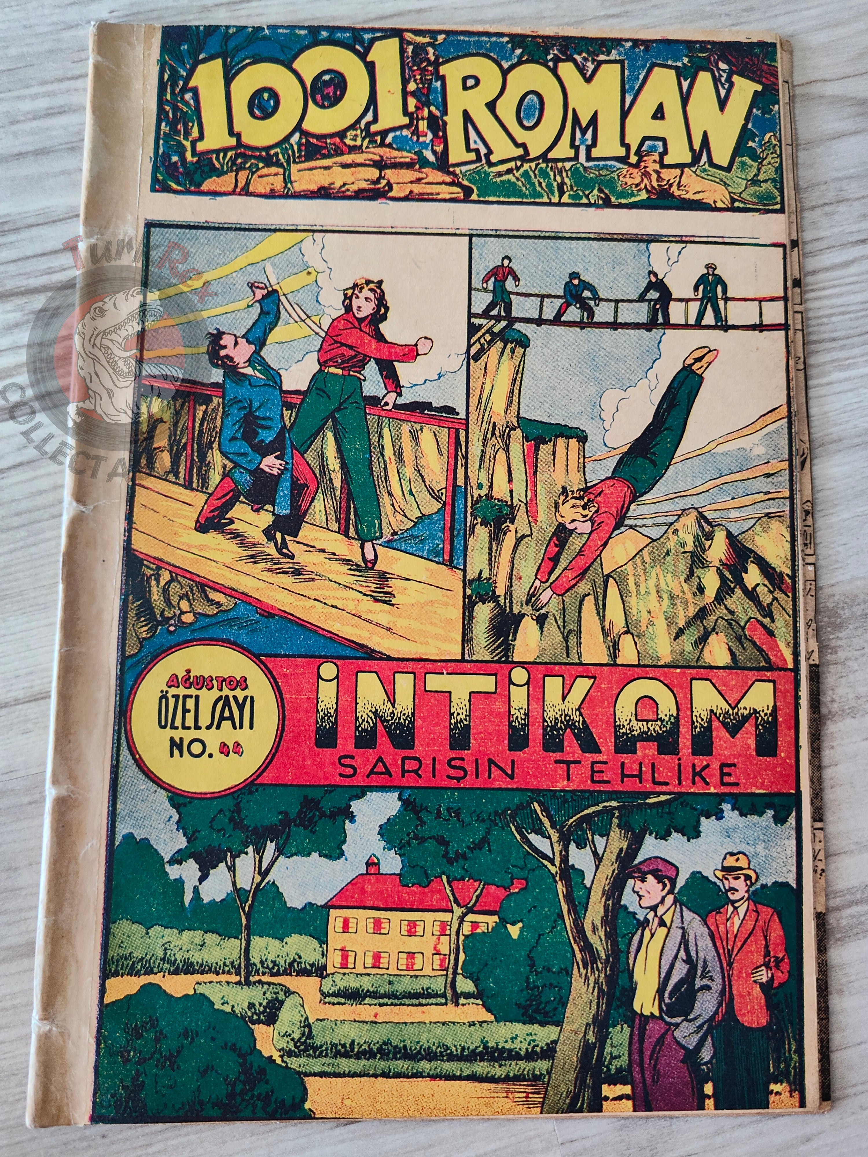 1001 Roman 1943 The Blonde Danger – Revenge Turkish Comic Mag Turkey