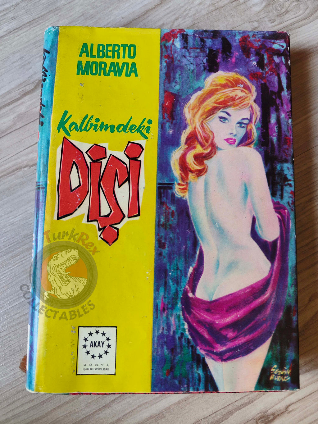 Alberto Moravia – La noia 1962 HC /DJ Turkish Book Turkey