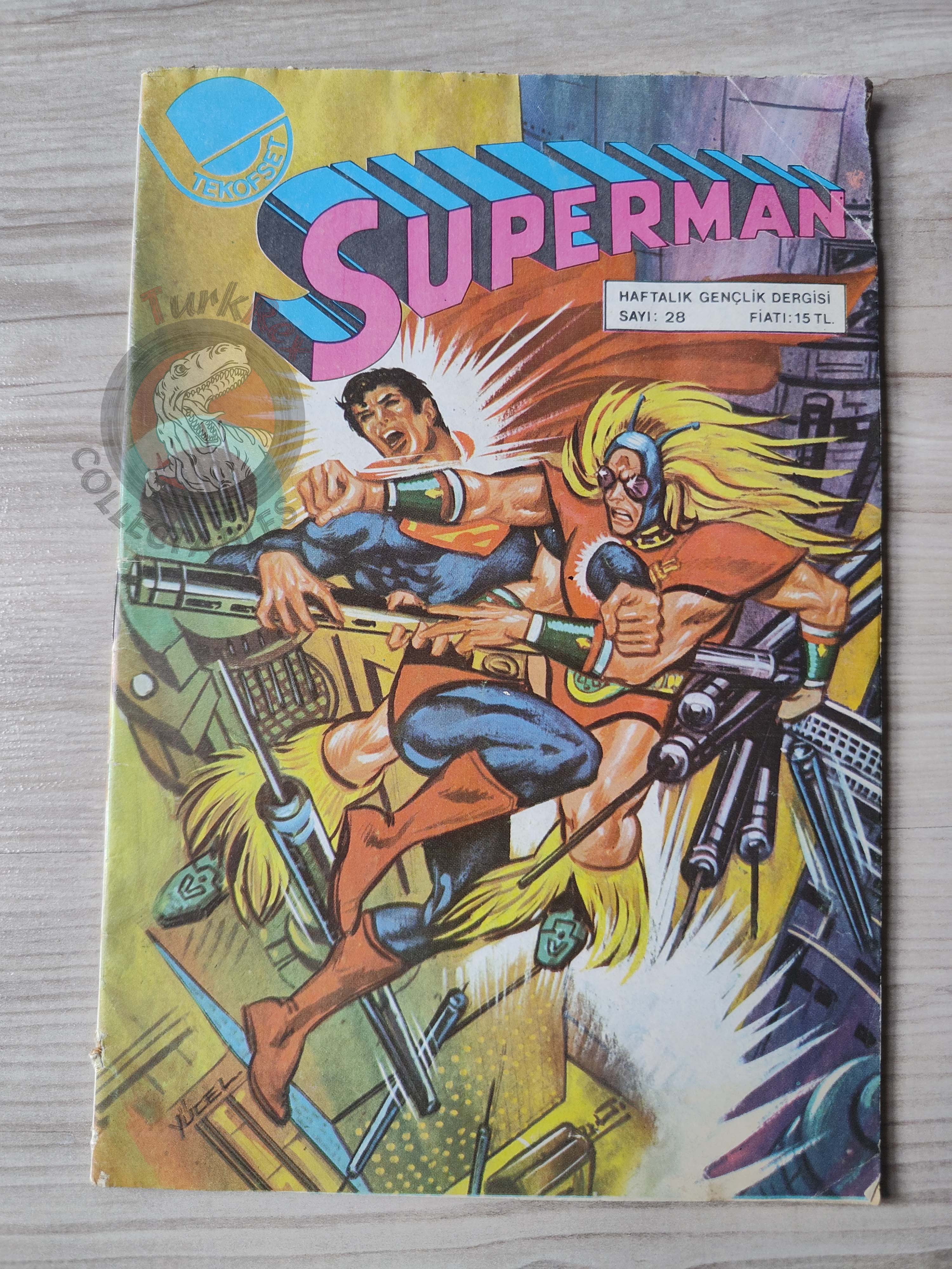Superman #28 1980 Turkish Comic Turkey #347 Action Comics  #480 #481