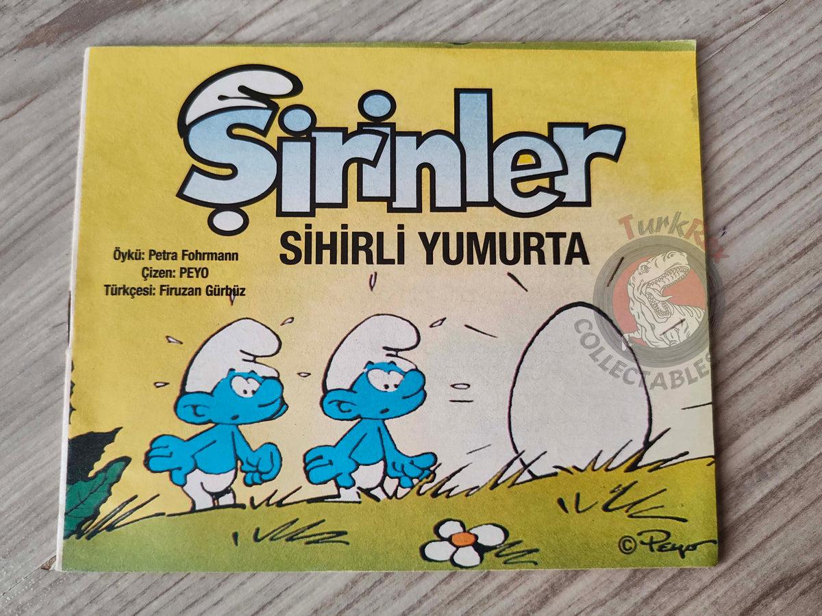 The Smurfs - Das Überraschungsei 1997 Turkish Book Turkey Die Schlümpfe Minibuch