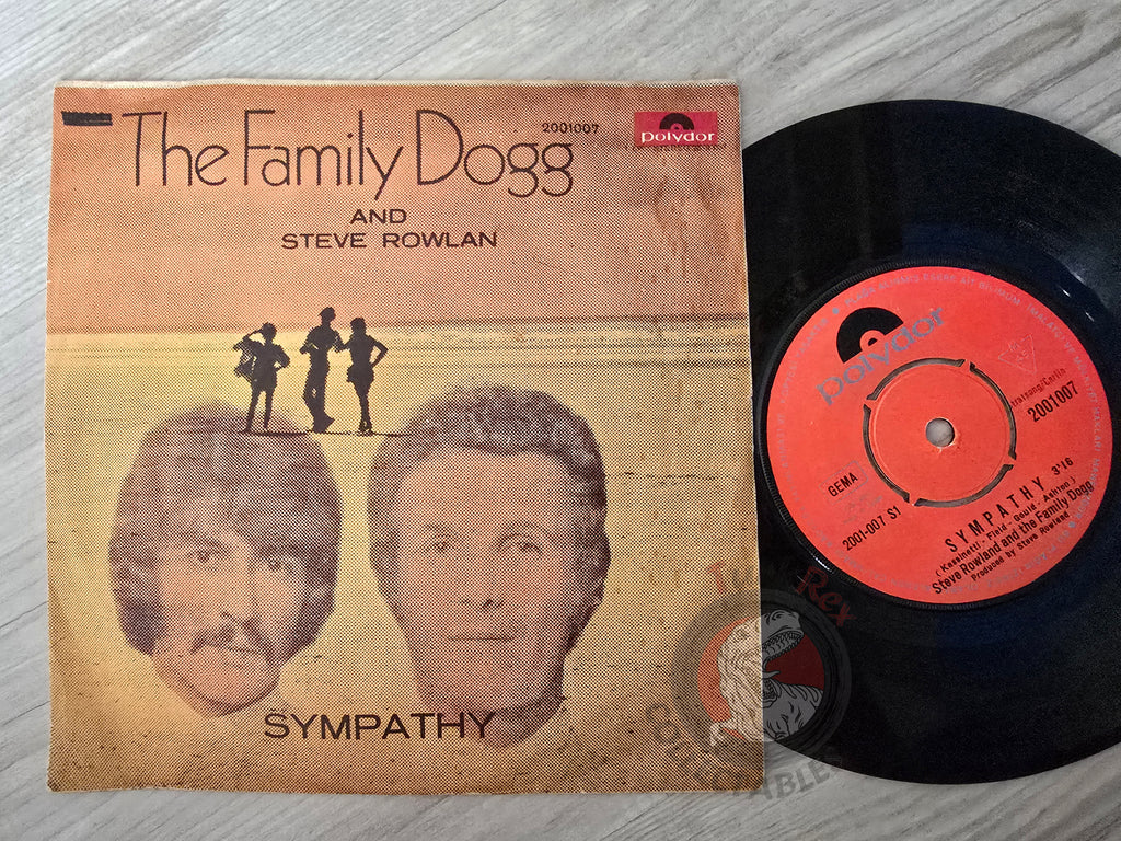 Steve Rowland & The Family Dogg – Sympathy 7" Turkish Pressing Vinyl Turkey Edition