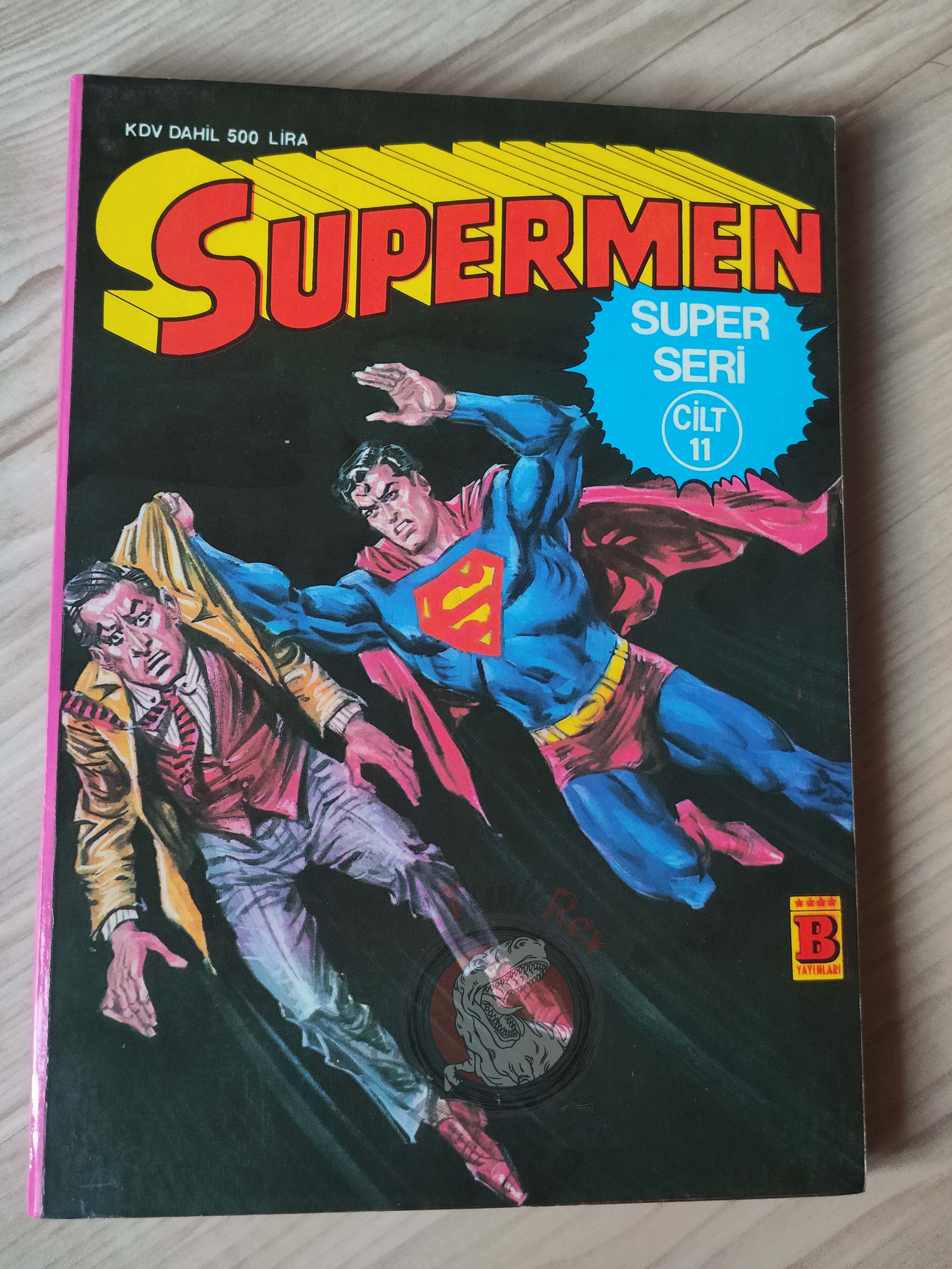 Superman Vol #11 1990 Turkish Comic Turkey #373 Batman Justice League of America