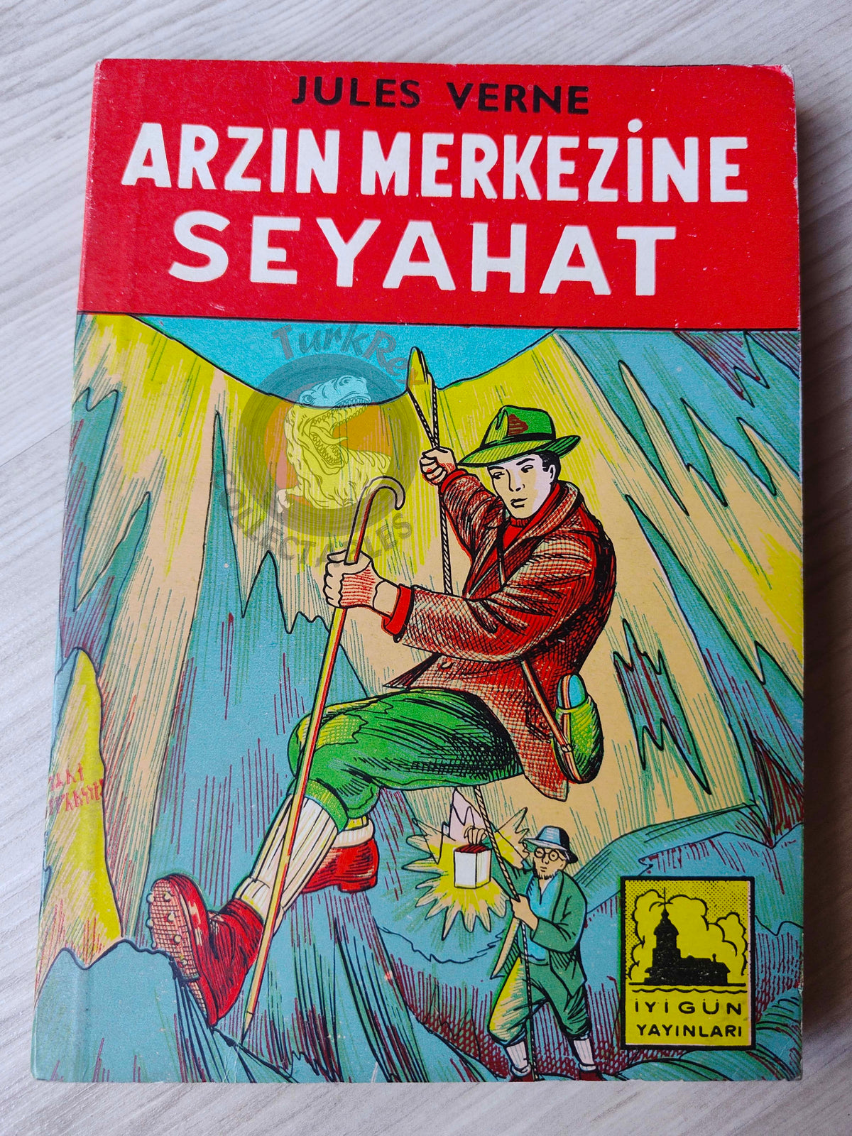 Jules Verne – Journey to the Center of the Earth 1967 Turkish Book Turkey Illustrated