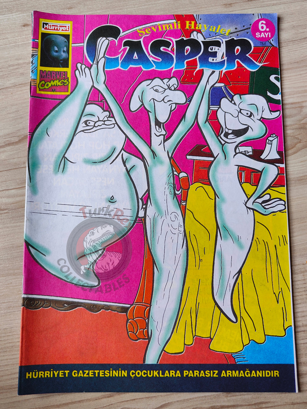 Casper the Friendly Ghost – Issue #6 1996 Turkish Comic Turkey