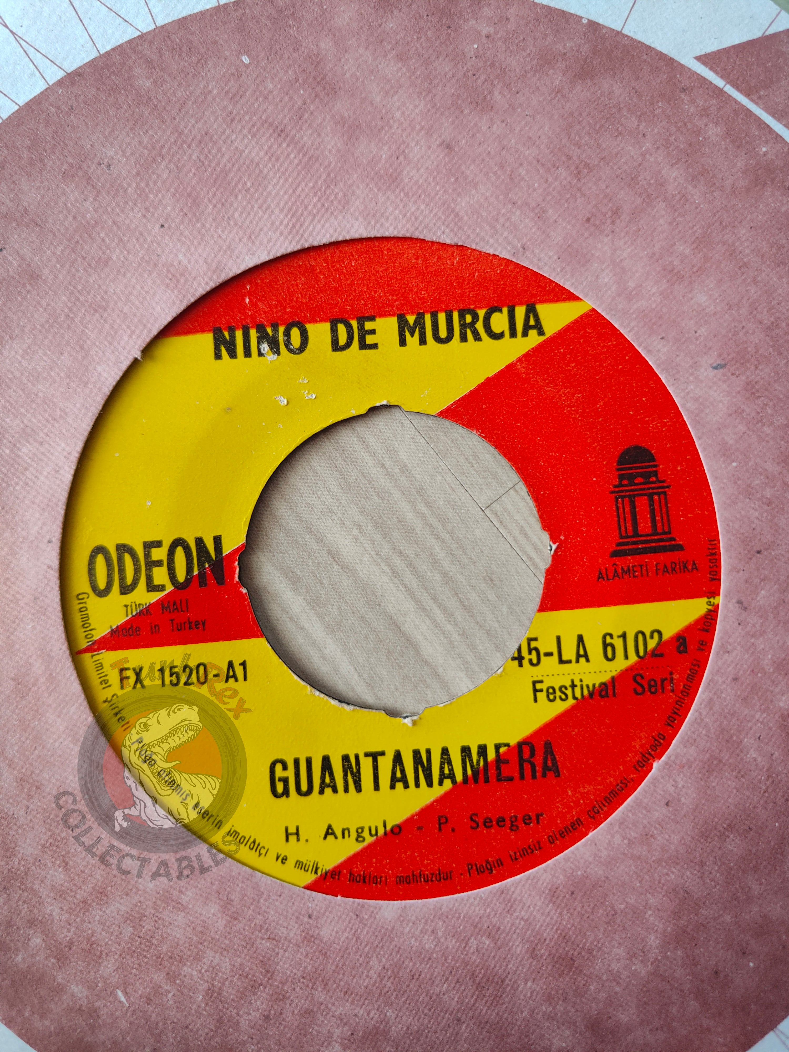 Nino De Murcia – Seni Beklerim Öptüğün Yerde 7" Turkish Pressing Vinyl Turkey Edition