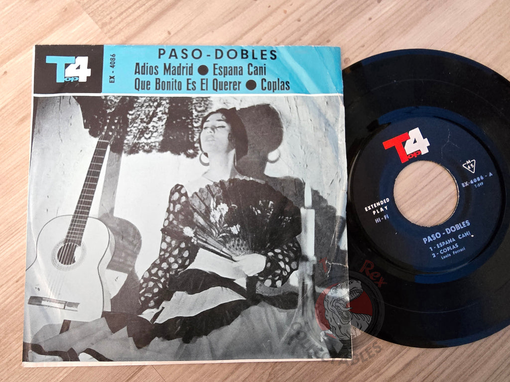 Louis Ferrari – Paso Dobles / Adios Madrid 7" Iran Pressing Vinyl Iranian Edition
