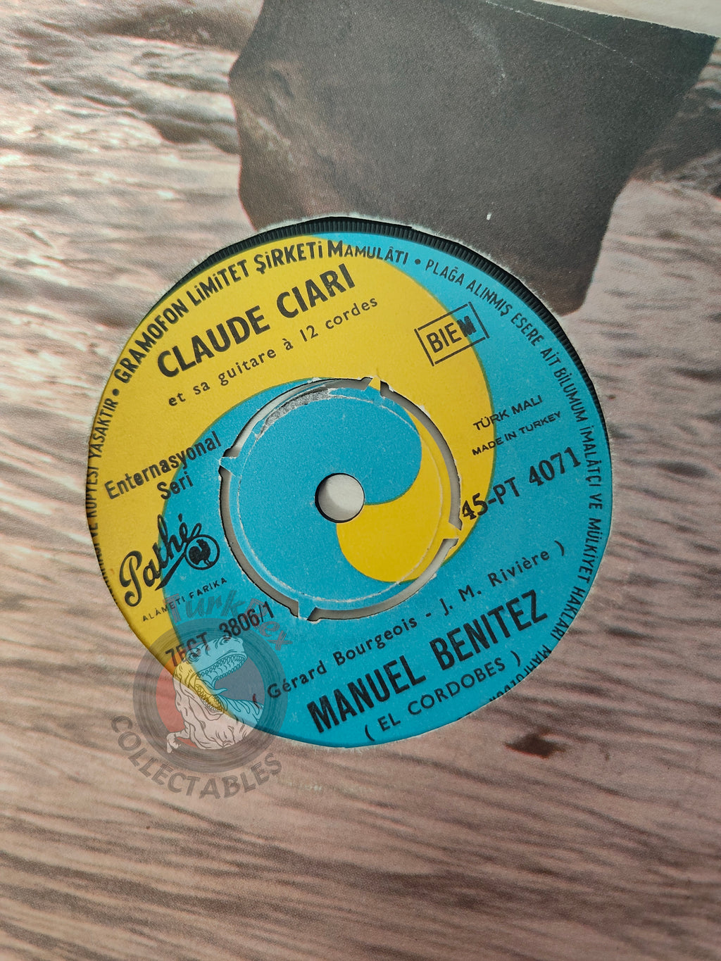 Claude Ciari – Manuel Benitez 7" Turkish Pressing Vinyl Turkey Edition
