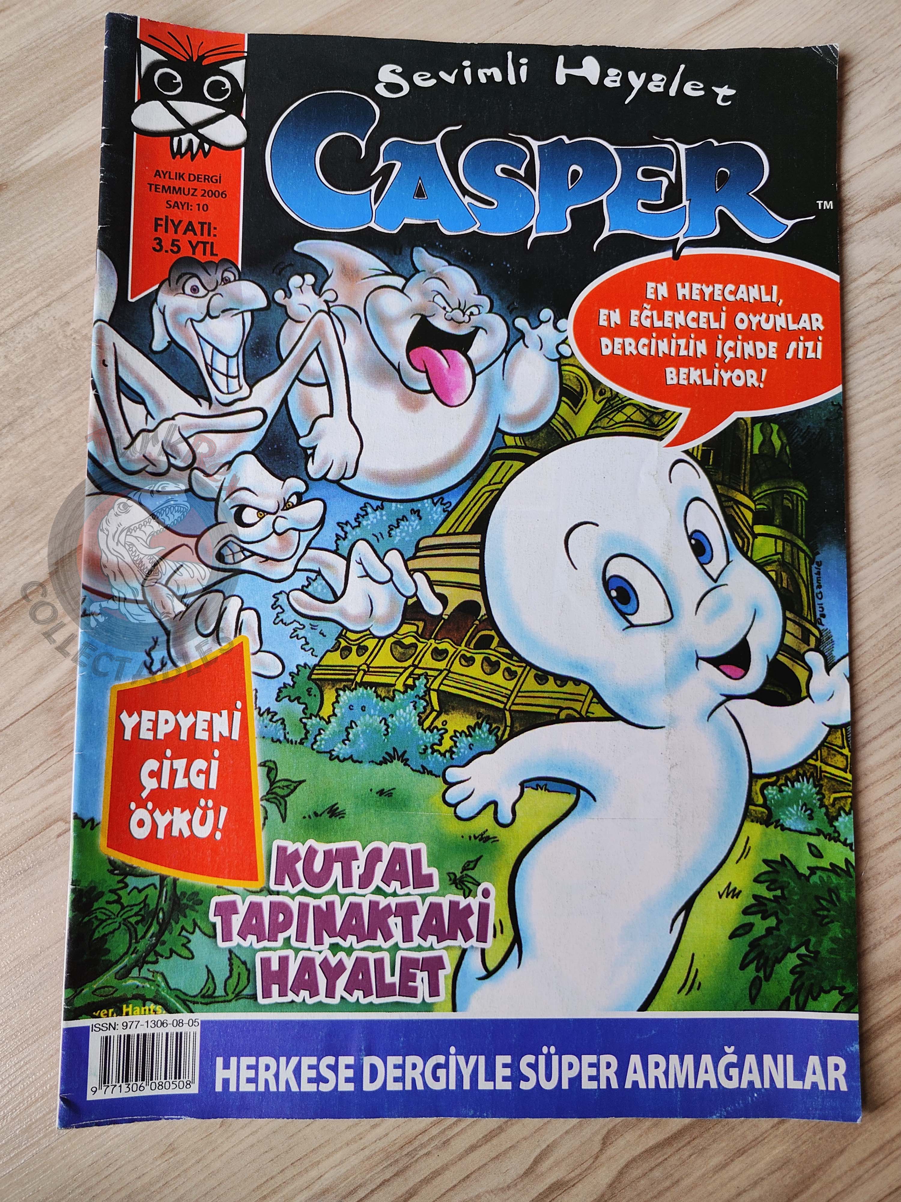 Casper the Friendly Ghost Magazine – Issue #10 2006 Turkish Comic Turkey