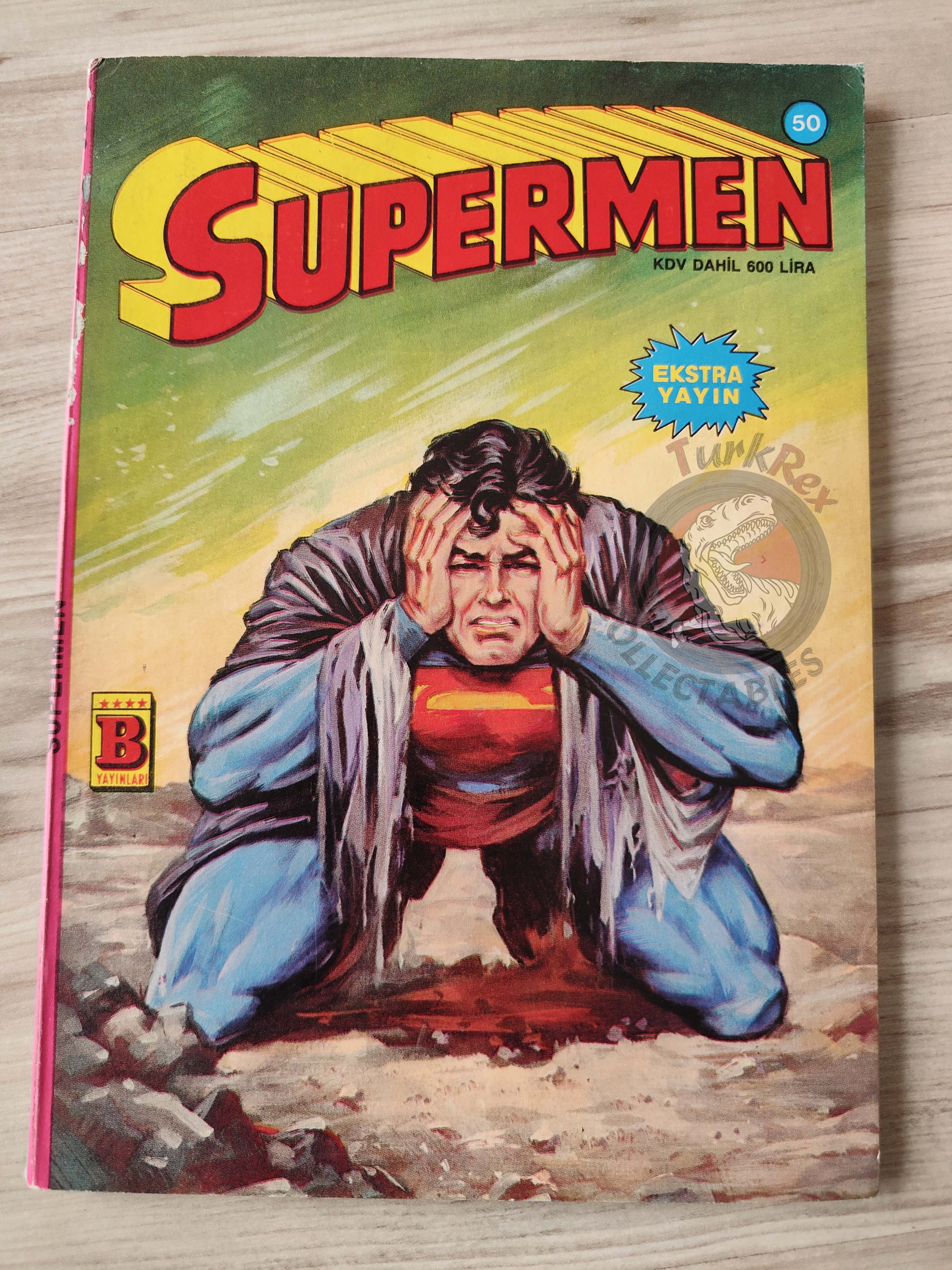Superman #50 1988 Turkish Comic Turkey #406 Detective Comics #410 Batman Action #569