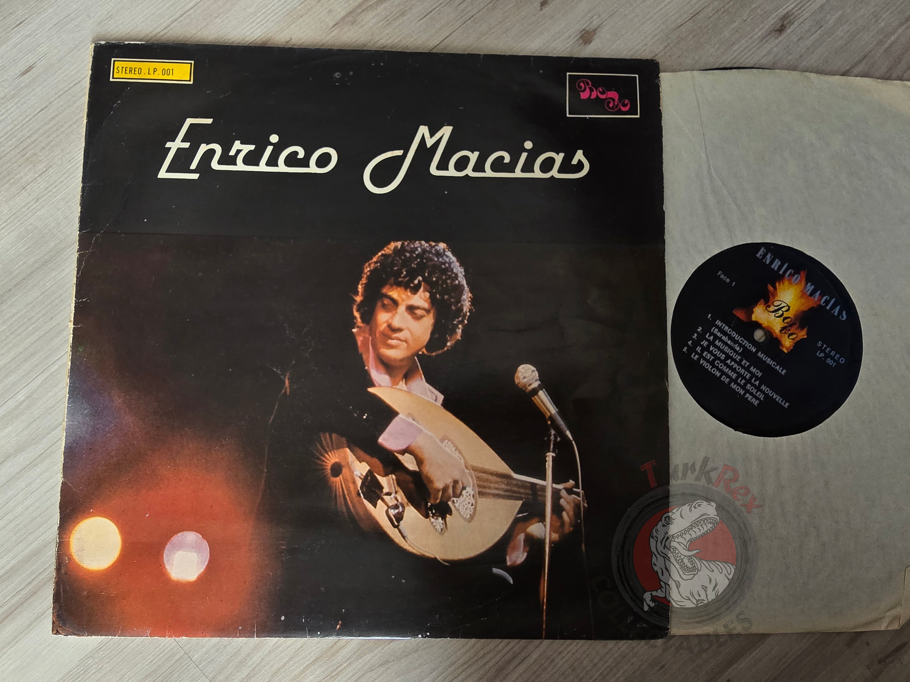 Enrico Macias – Le Violon De Mon Pere  Turkish Pressing Vinyl Turkey Edition