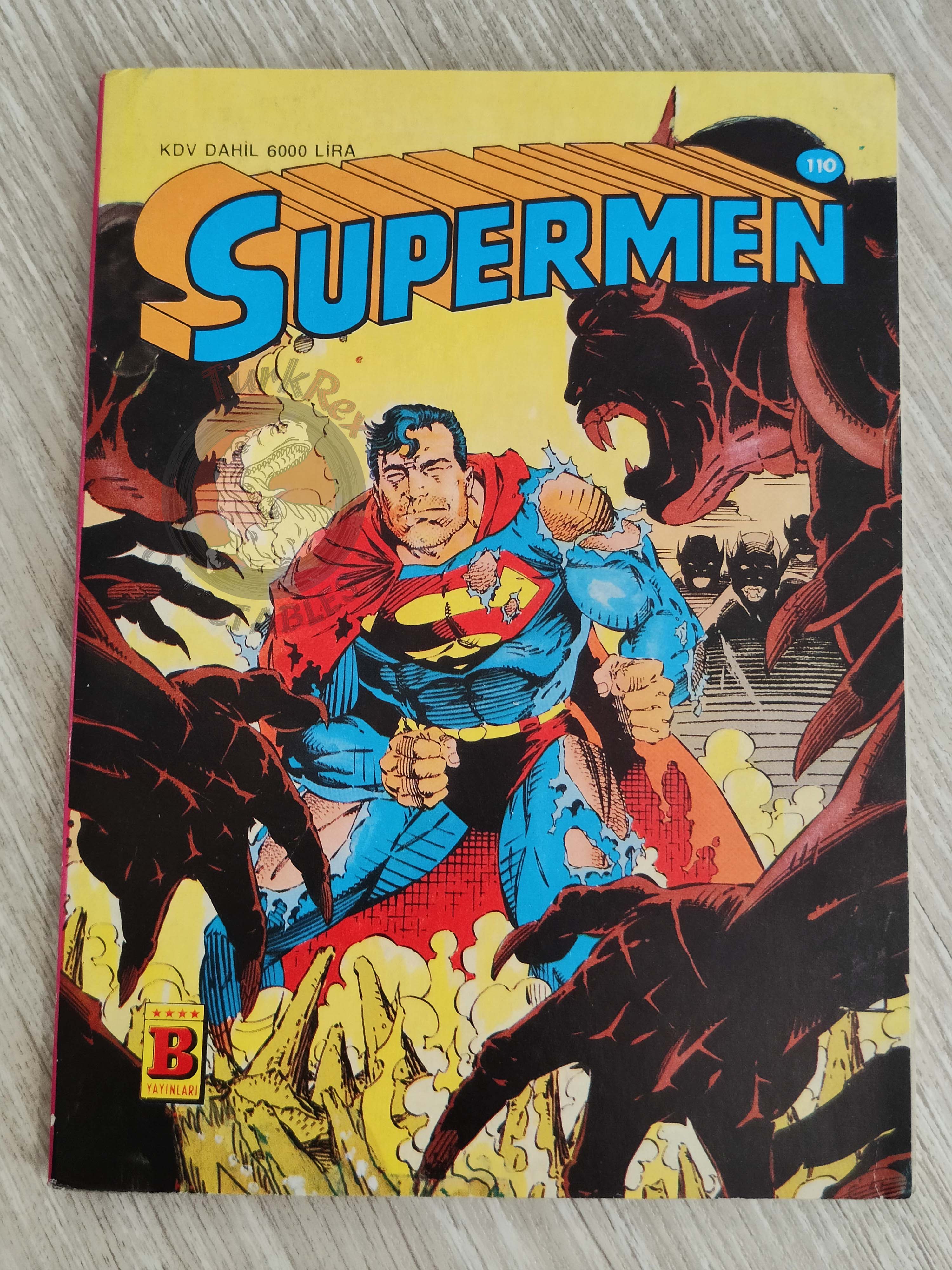 Superman #110 1993 Turkish Comic Turkey Action Comics #680 #517 #525 #526 #527