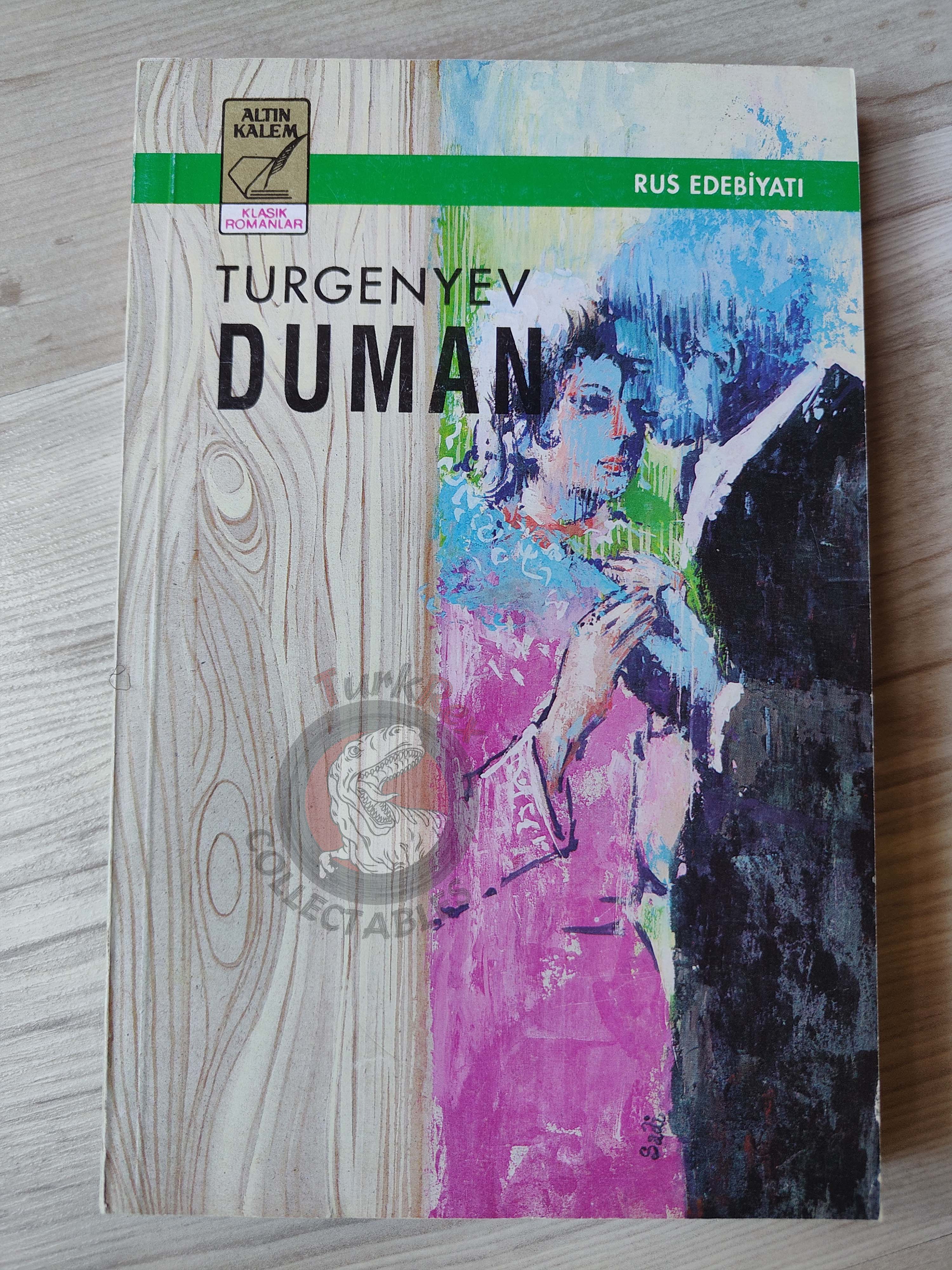Ivan Turgenev – Smoke 1972 Turkish Book Turkey