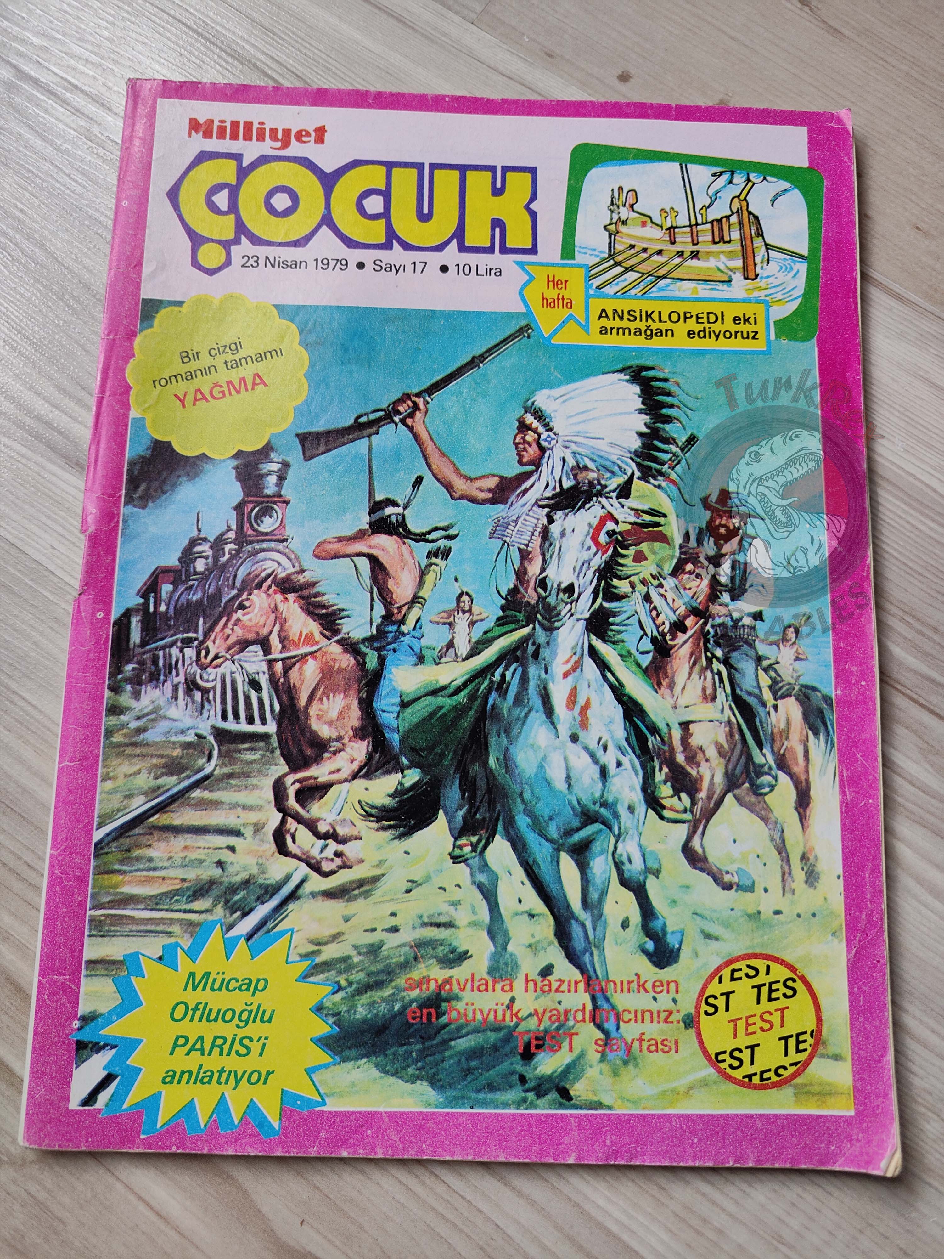 Milliyet Çocuk #17 1979 Turkish Comic Turkey Joyas Literarias Juveniles #87 Karl May
