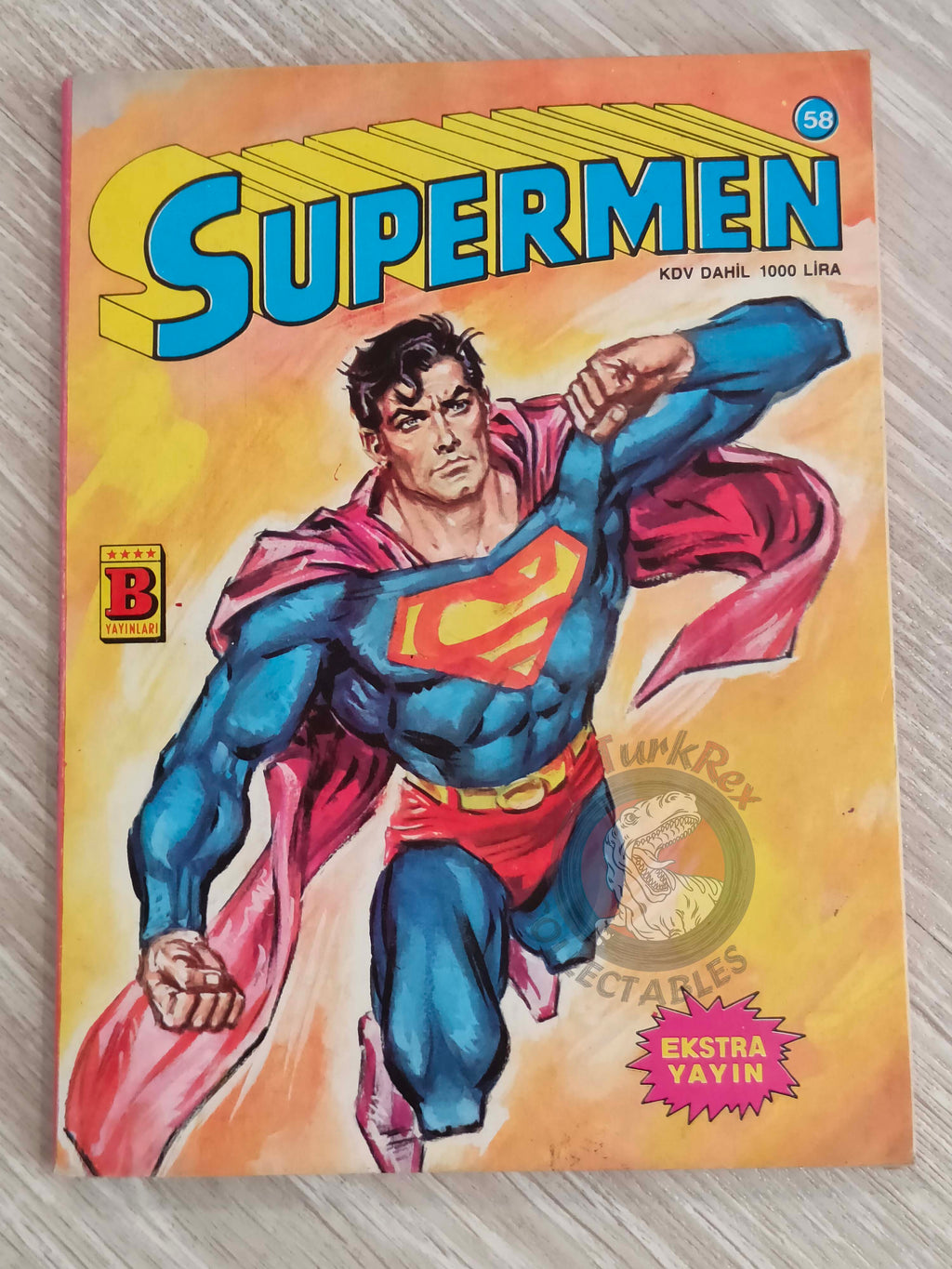 Superman #58 1988 Turkish Comic Turkey #417 #370 #374 #366 Superboy