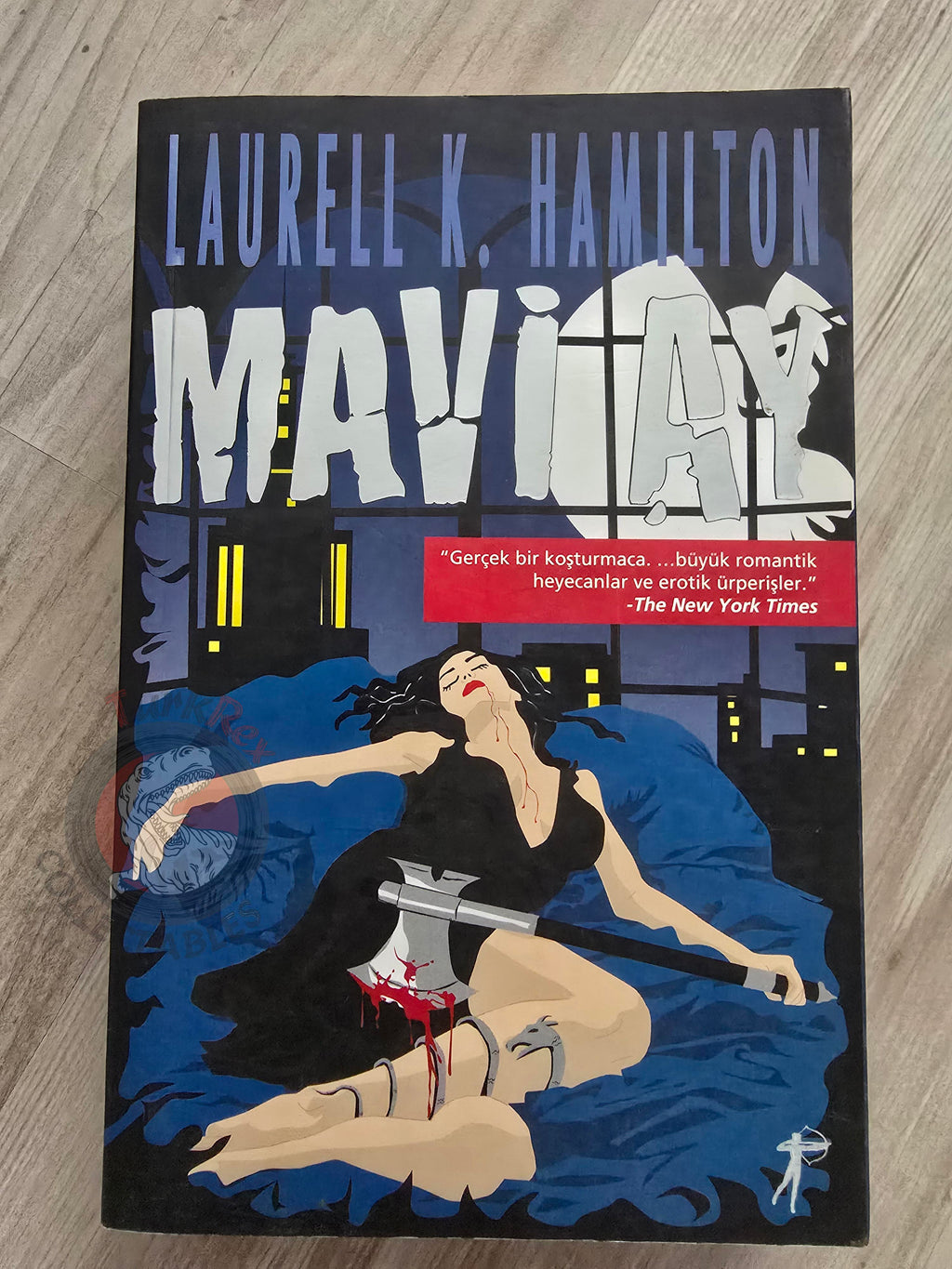 Laurell K. Hamilton – Blue Moon 2006 1st Turkish Book Turkey Anita Blake: Vampire Hunter