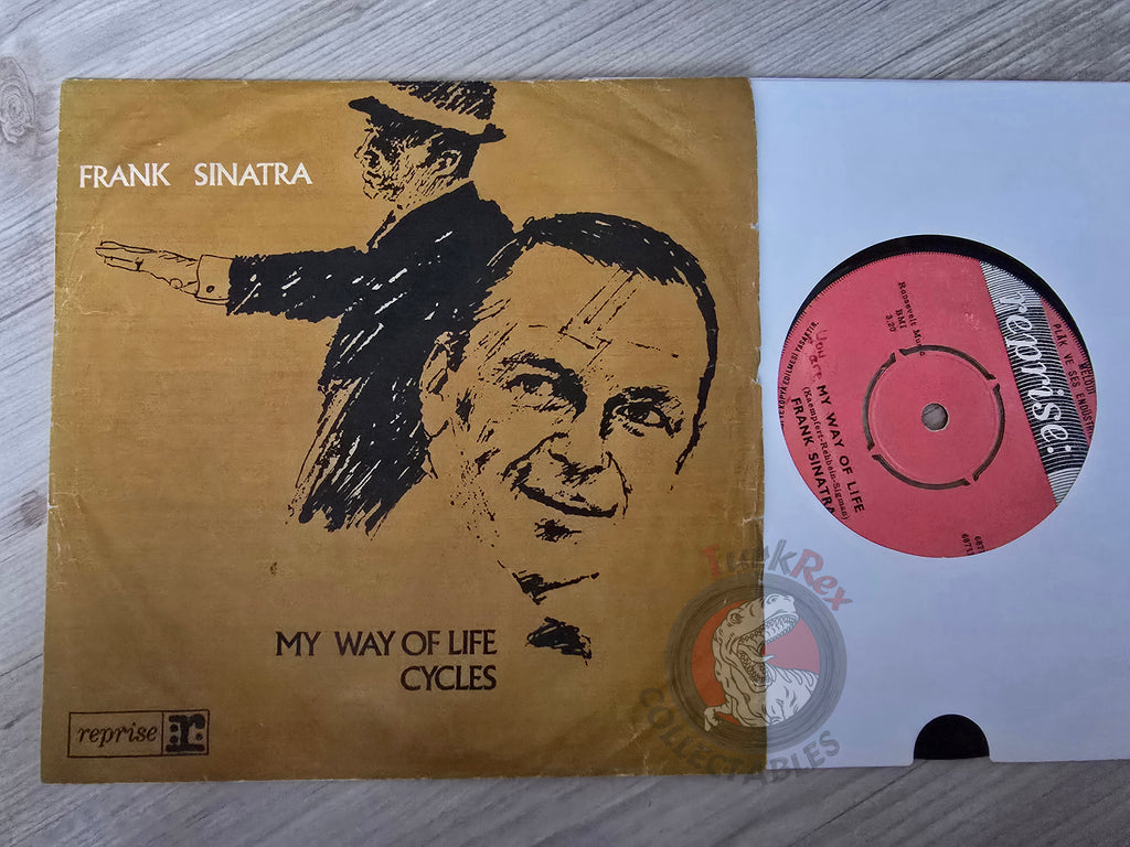 Frank Sinatra – My Way Of Life / Cycles 7" Turkish Pressing Vinyl Turkey Edition