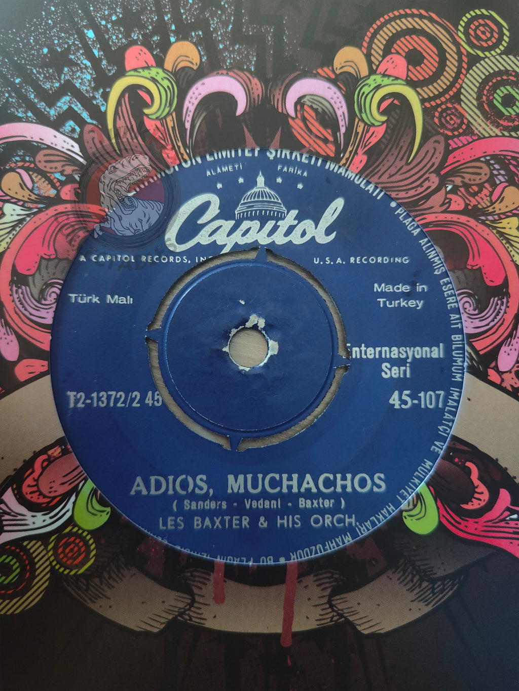 Les Baxter & His Orchestra – La Cumparsita 7" Turkish Pressing Vinyl Turkey Edition