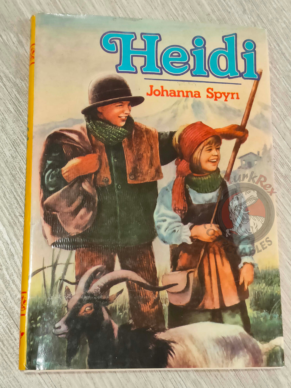 Johanna Spyri – Heidi 1984 HC/DJ Turkish Book Turkey Illustrated