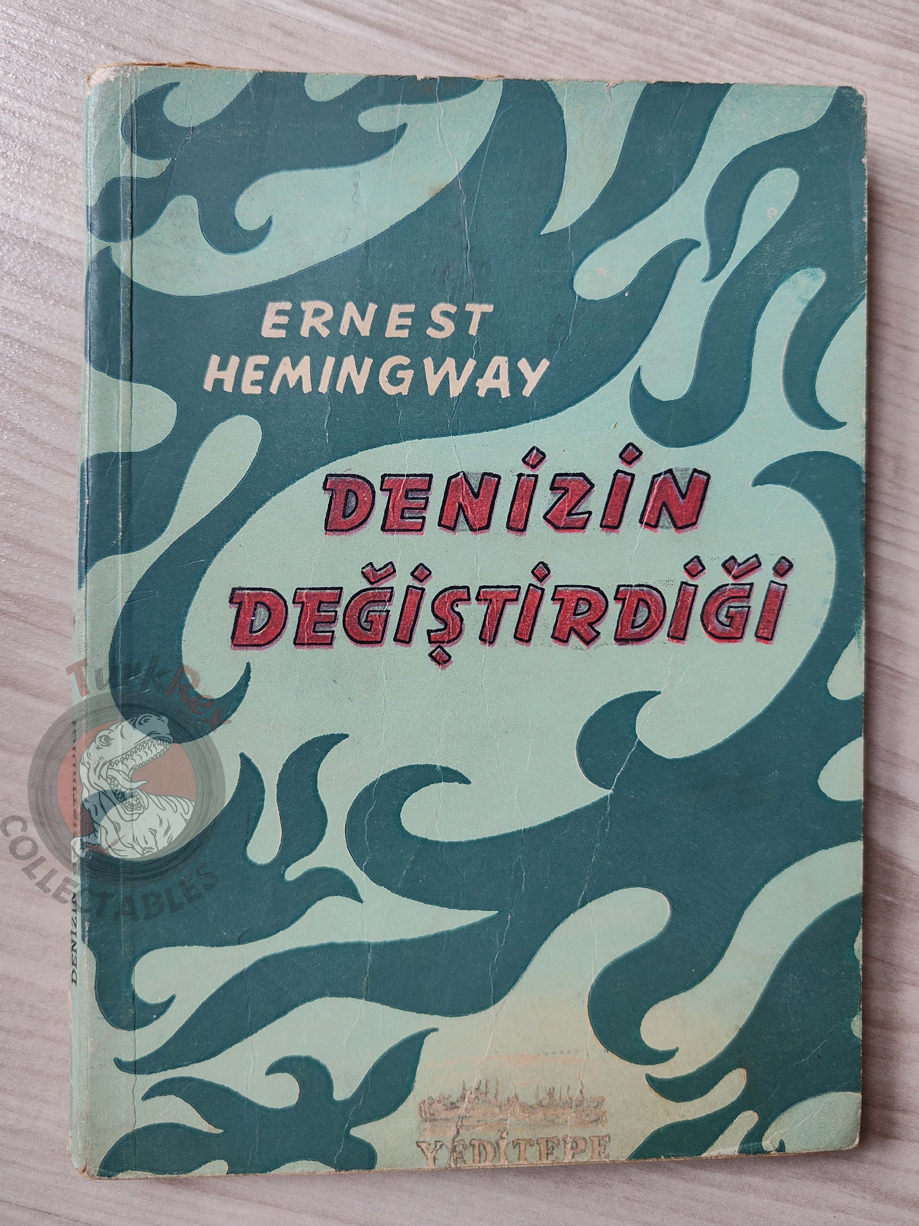 Ernest Hemingway – The Sea Change 1954 1st Turkish Book Turkey