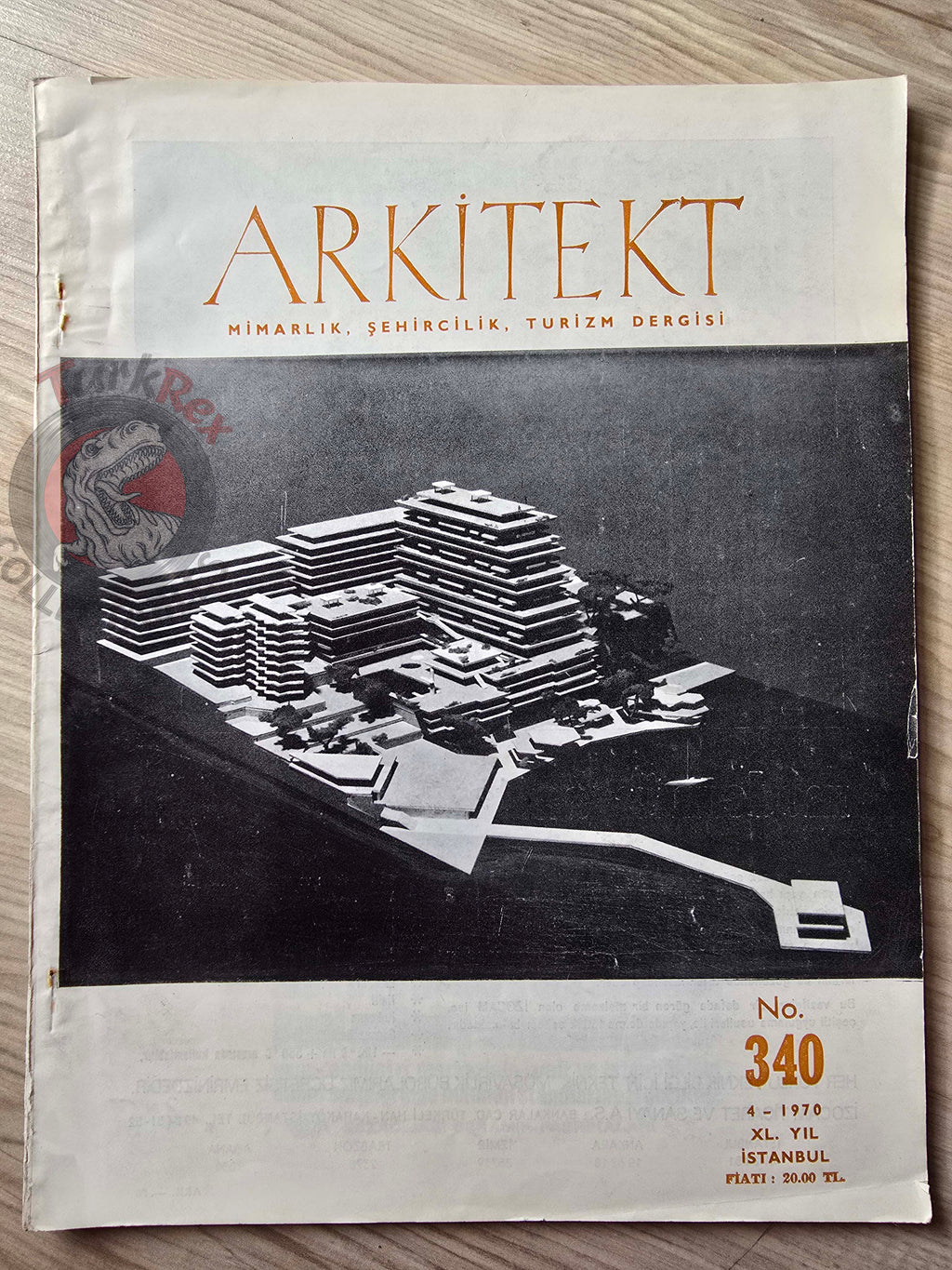Arkitekt Architecture Magazine 1970 Turkish Mag Turkey Vakko Factory Sika Ytong
