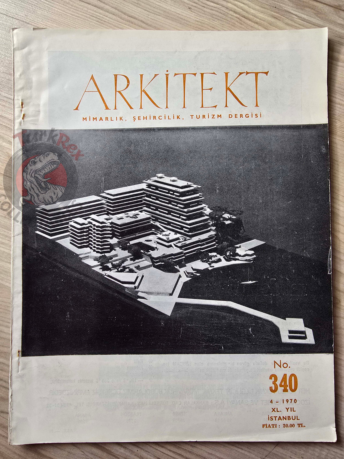 Arkitekt Architecture Magazine 1970 Turkish Mag Turkey Vakko Factory Sika Ytong