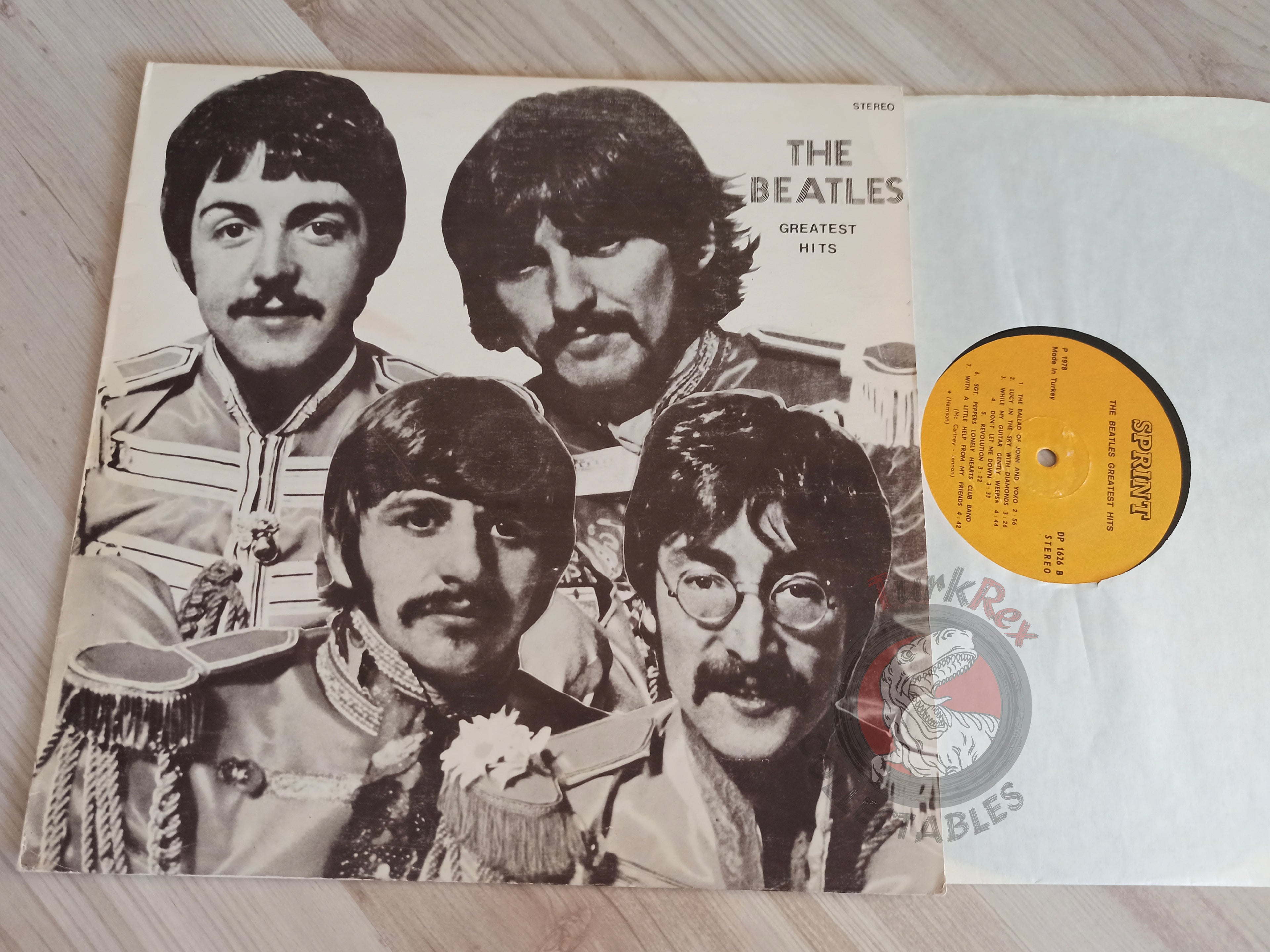Beatles - Greatest Hits Turkish Pressing Vinyl Turkey Edition