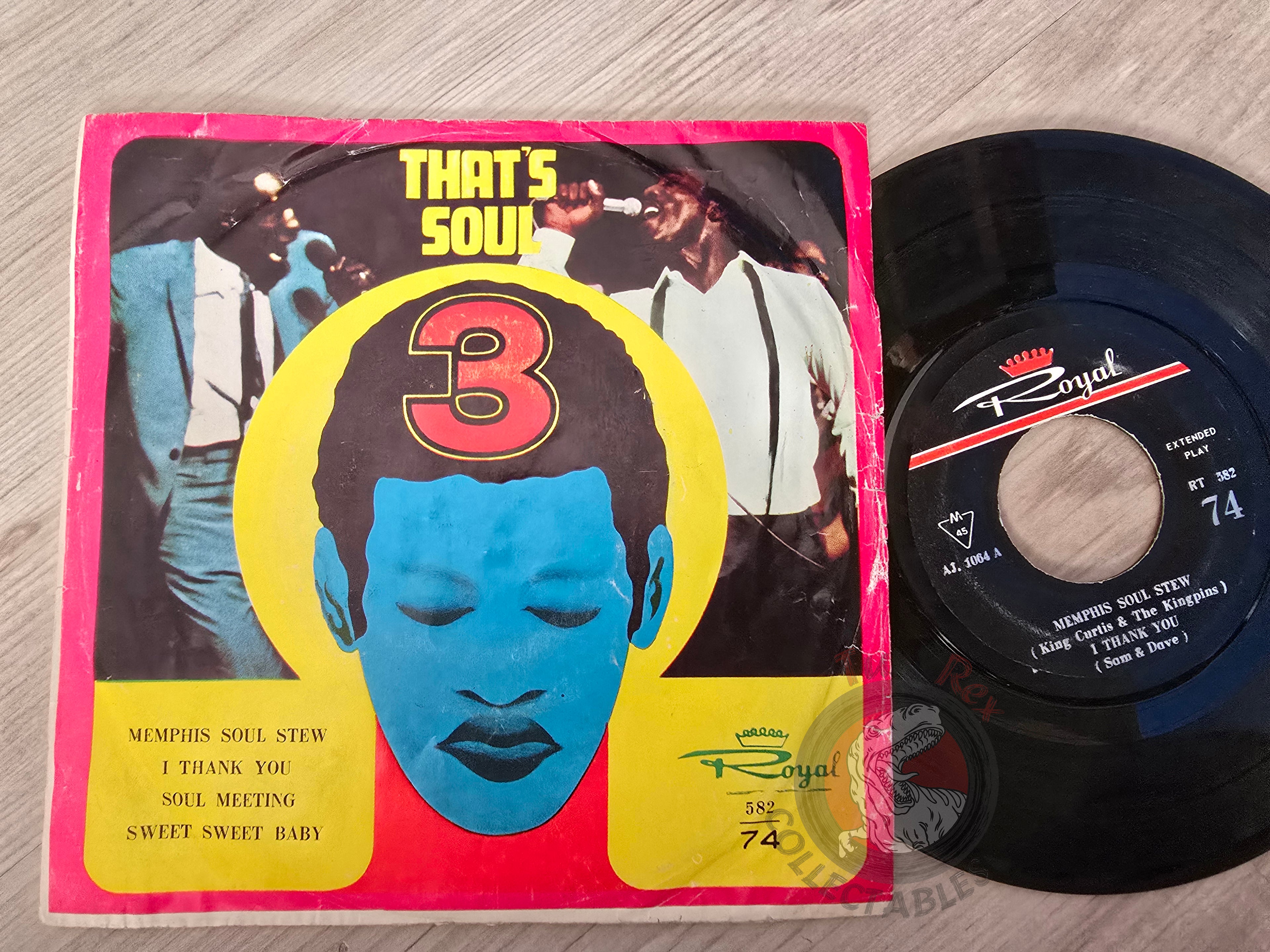 That's Soul 3 - King Curtis & The Kingpins / Sam & Dave / The Soul Clan / Aretha Franklin 7" Iran Pressing Vinyl Iranian Edition