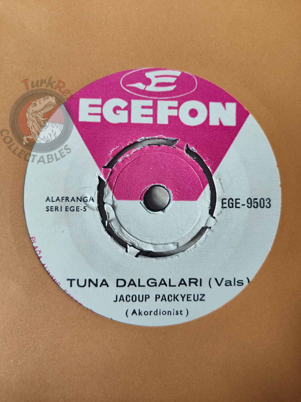 Jacoup Pacqyeuz – Tuna Dalgaları / Comparsita 7" Turkish Pressing Vinyl Turkey Edition