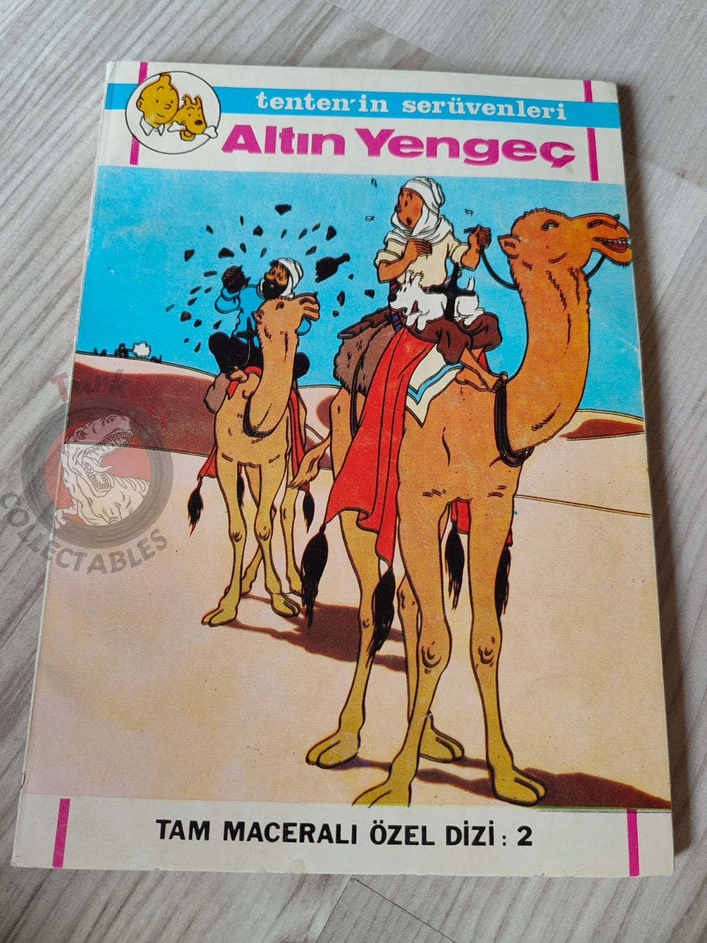 Tintin – The Crab with the Golden Claws early 1980s Turkish Edition Comic Turkey