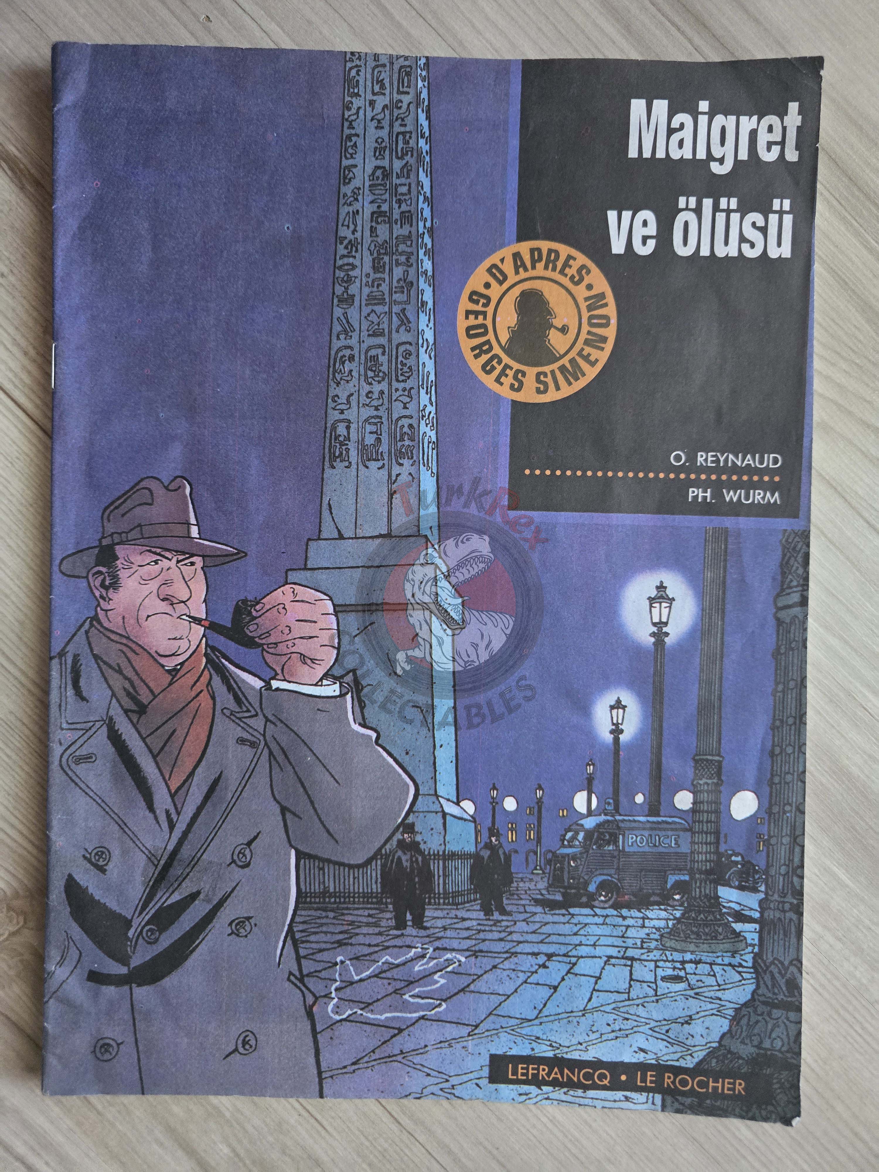 Georges Simenon - Maigret Et Son Mort Turkish Comic Turkey LeFrancq